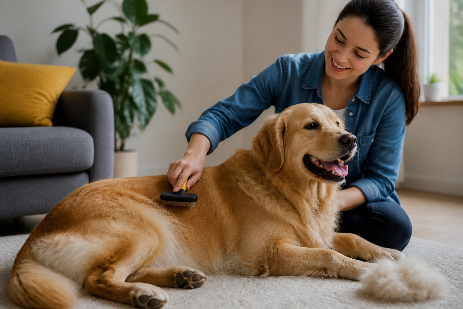 How to Brush a Shedding Dog for a Hair-Free Home
