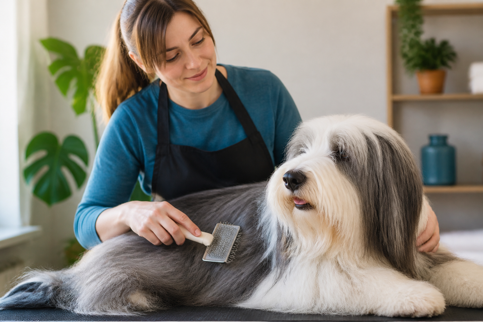 How to Brush a Long Haired Dog: A Guide to Tangle-Free Fur