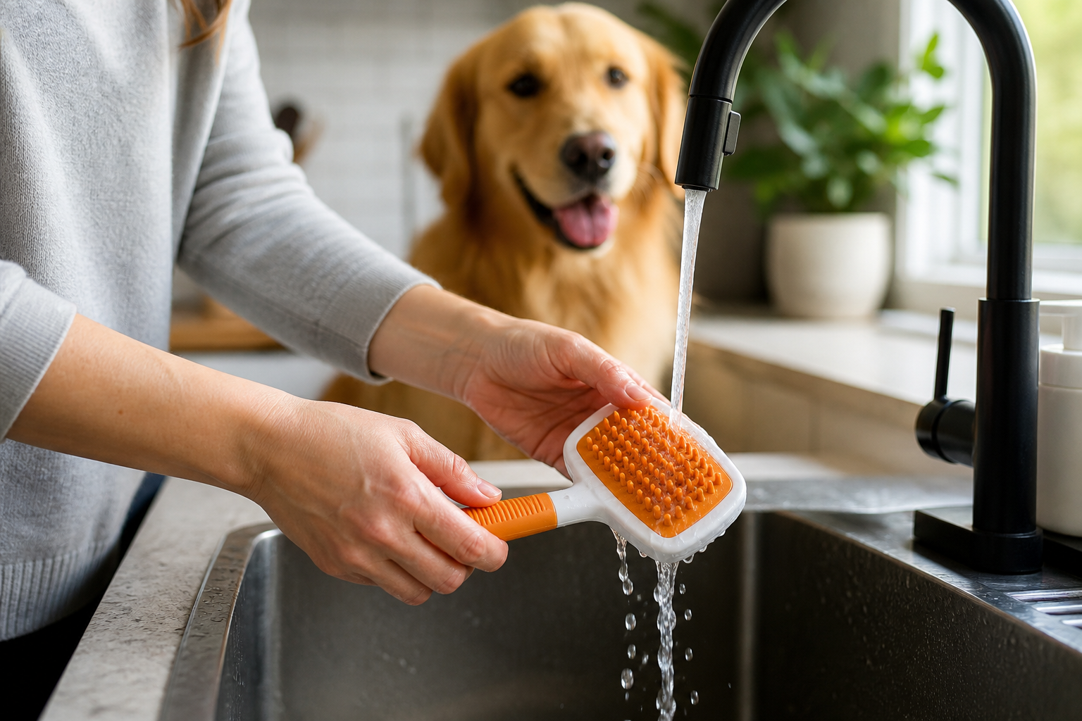 How to Clean Rubber Dog Brush Tools Properly