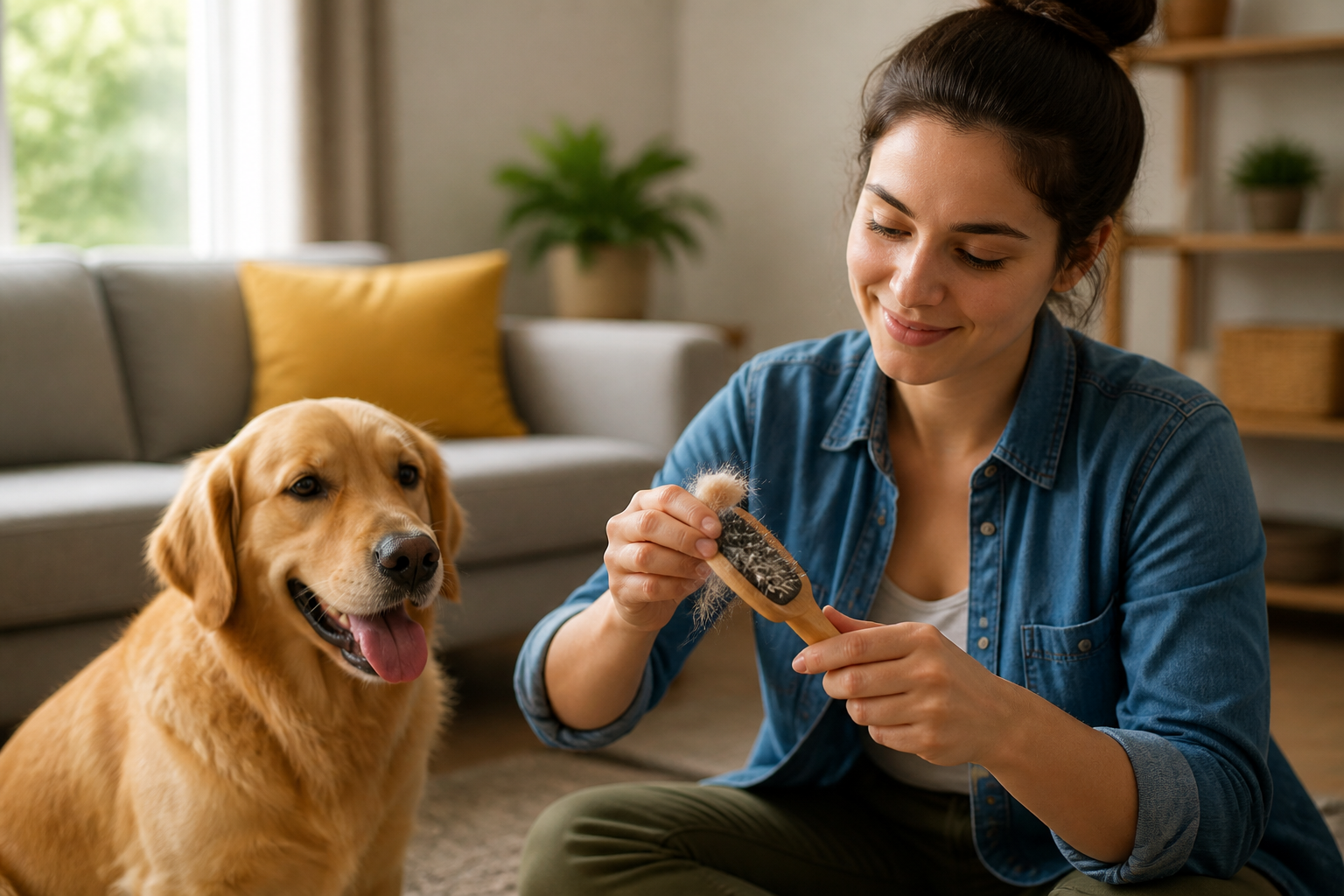 How to Get Dog Hair Out of a Brush