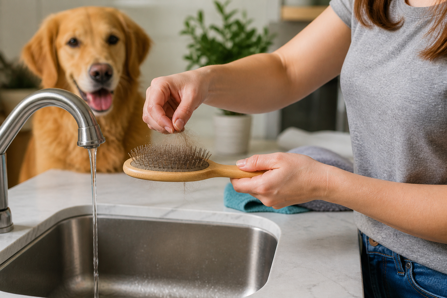How to Clean Dog Bristle Brush for a Healthier Coat