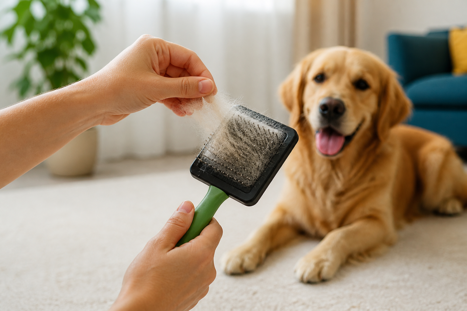 How to Get Dog Hair Out of Brush