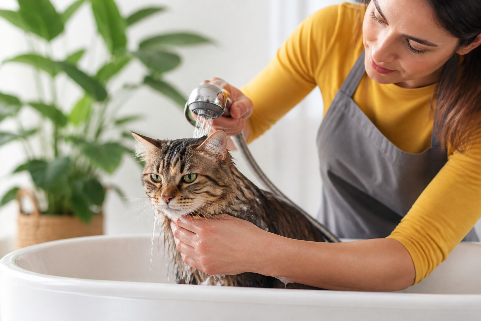 If My Cat Has Dandruff Should I Bathe Her?