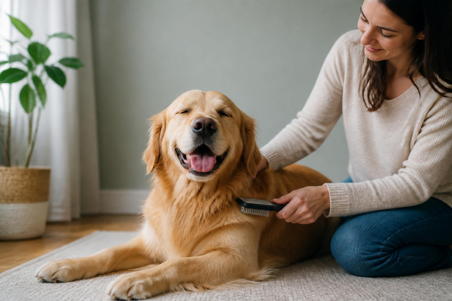 How to Know When to Stop Brushing Your Dog