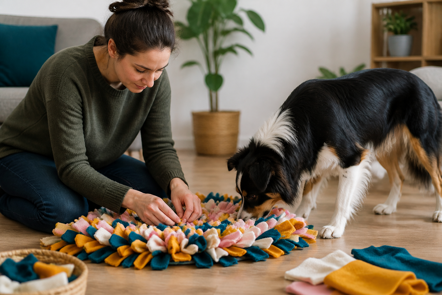 DIY Snuffle Mat for Dogs: Step-by-Step Enrichment Guide