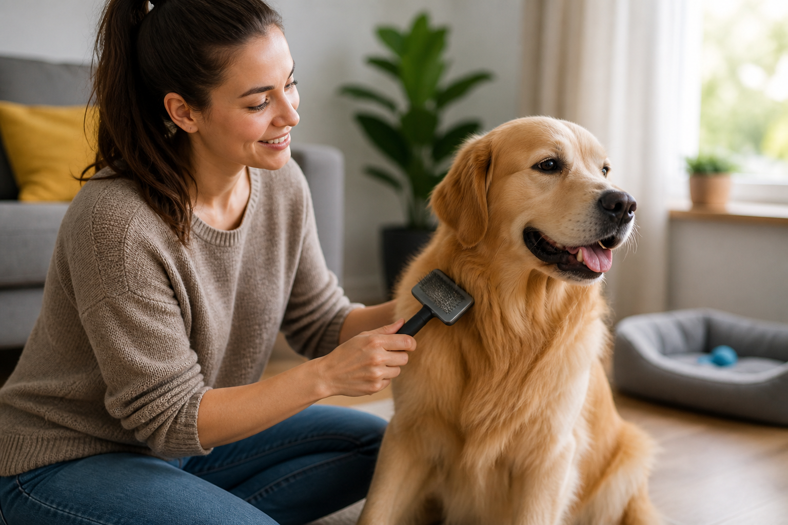 How to Use a Slicker Brush on a Dog Properly