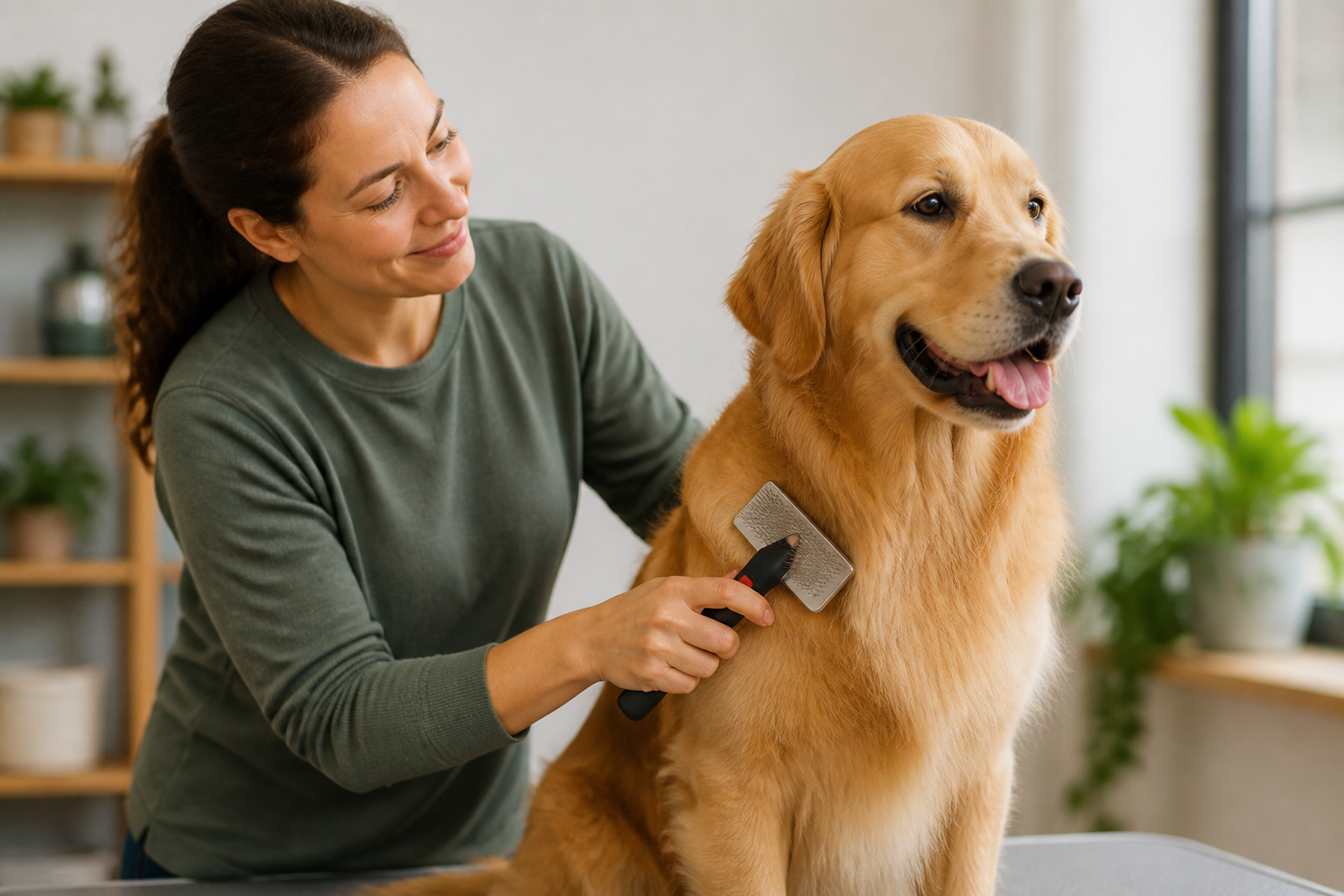 How to Use a Slicker Brush on Your Dog for Best Results