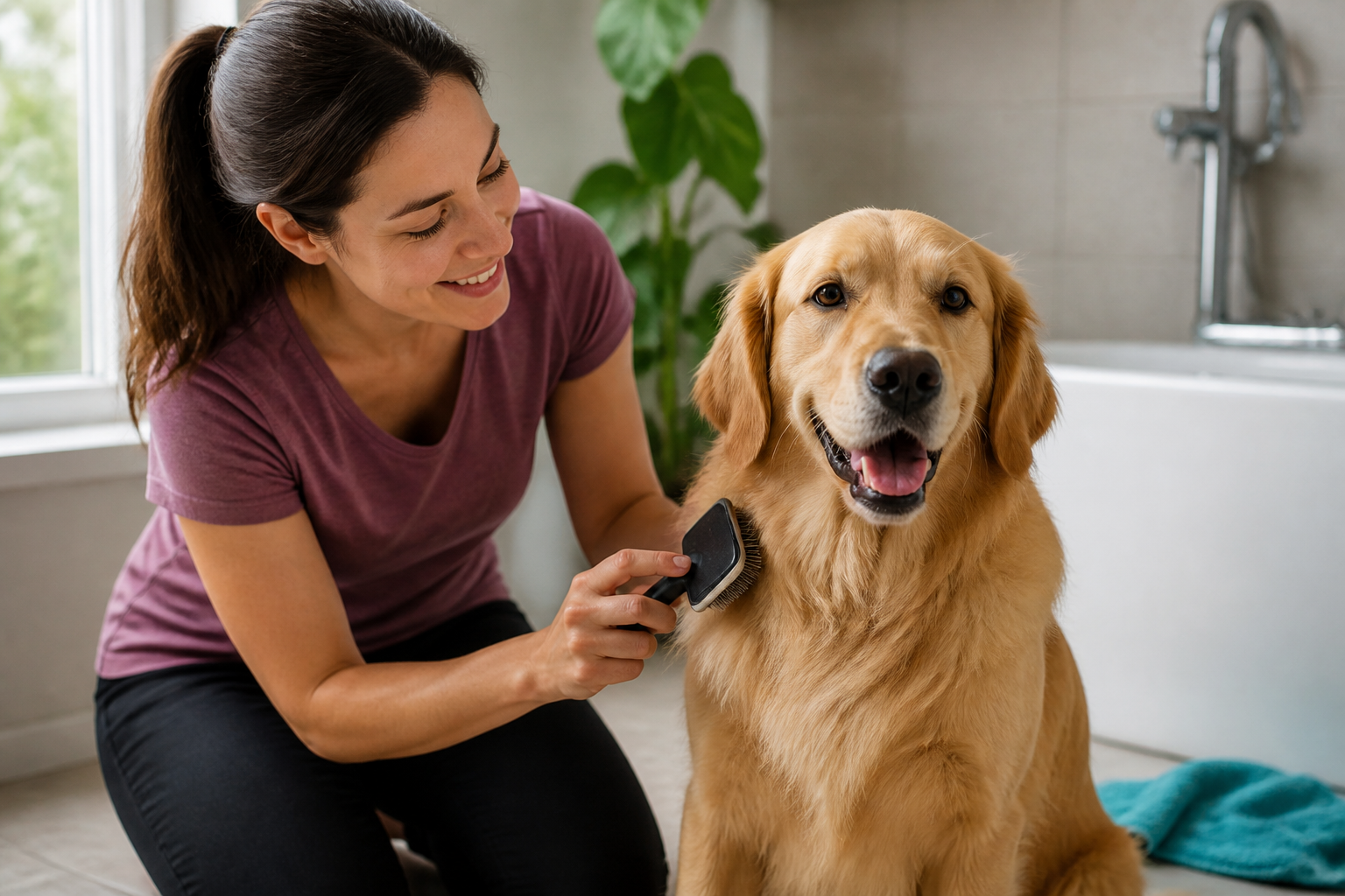 Should I Brush My Dog Before a Bath?