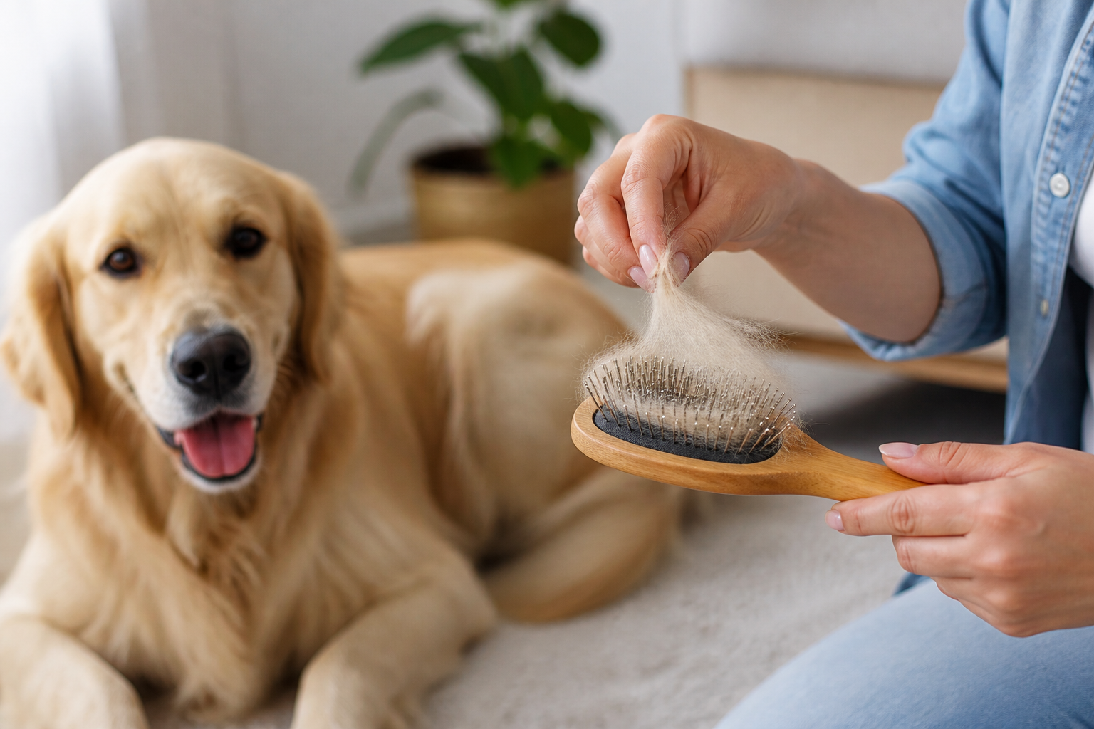 How to Remove Dog Hair From Brush Tools Effectively