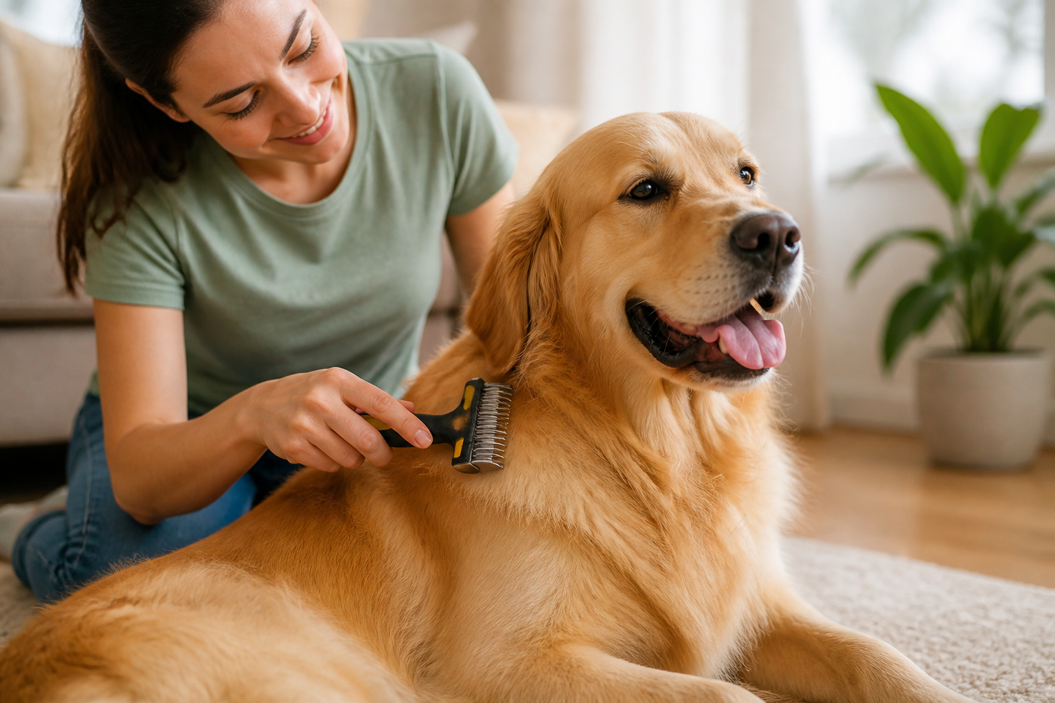 How to Use a Dog Rake Brush for a Healthier Coat