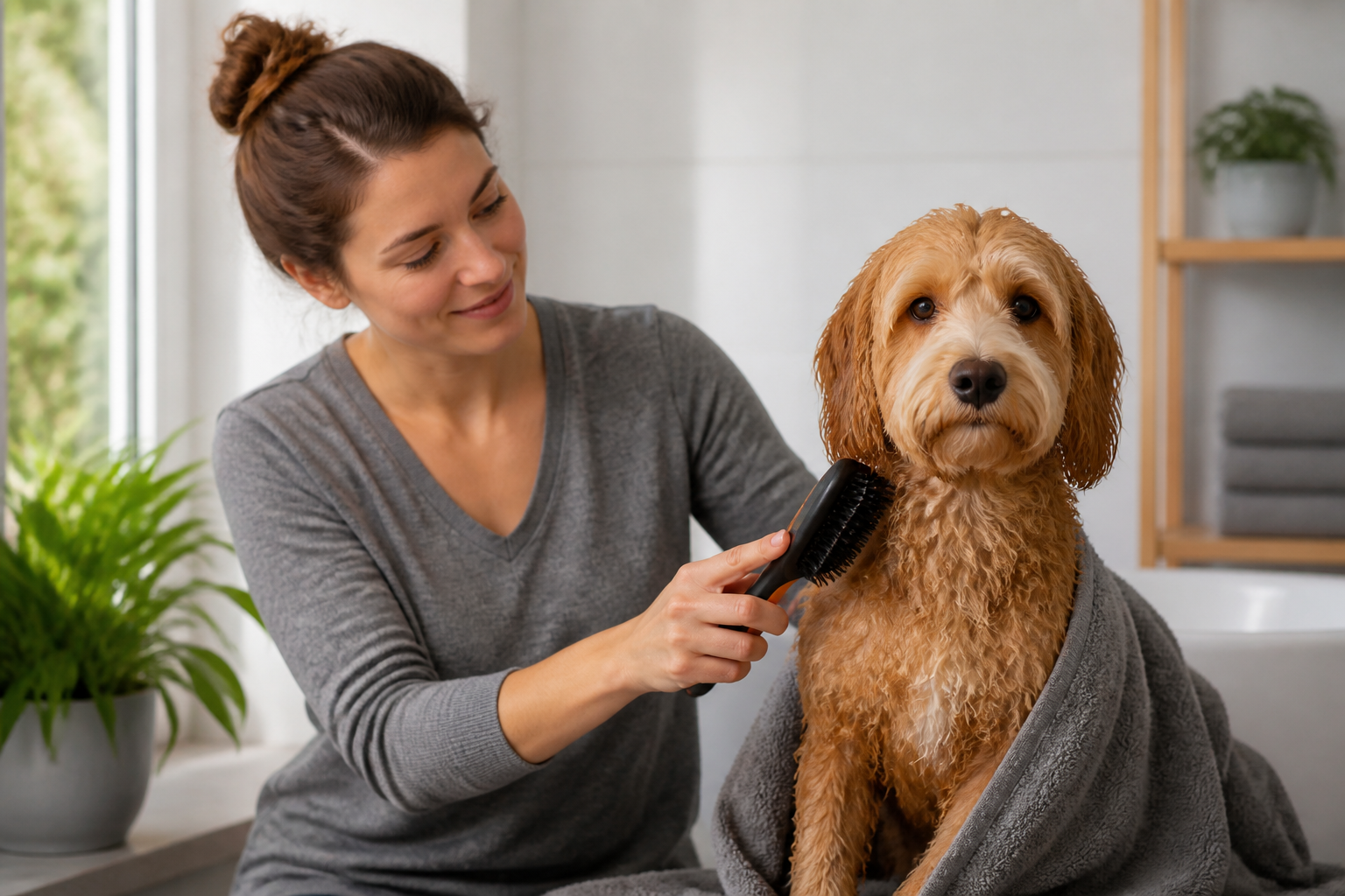 Should I Brush My Dog's Hair Wet or Dry?