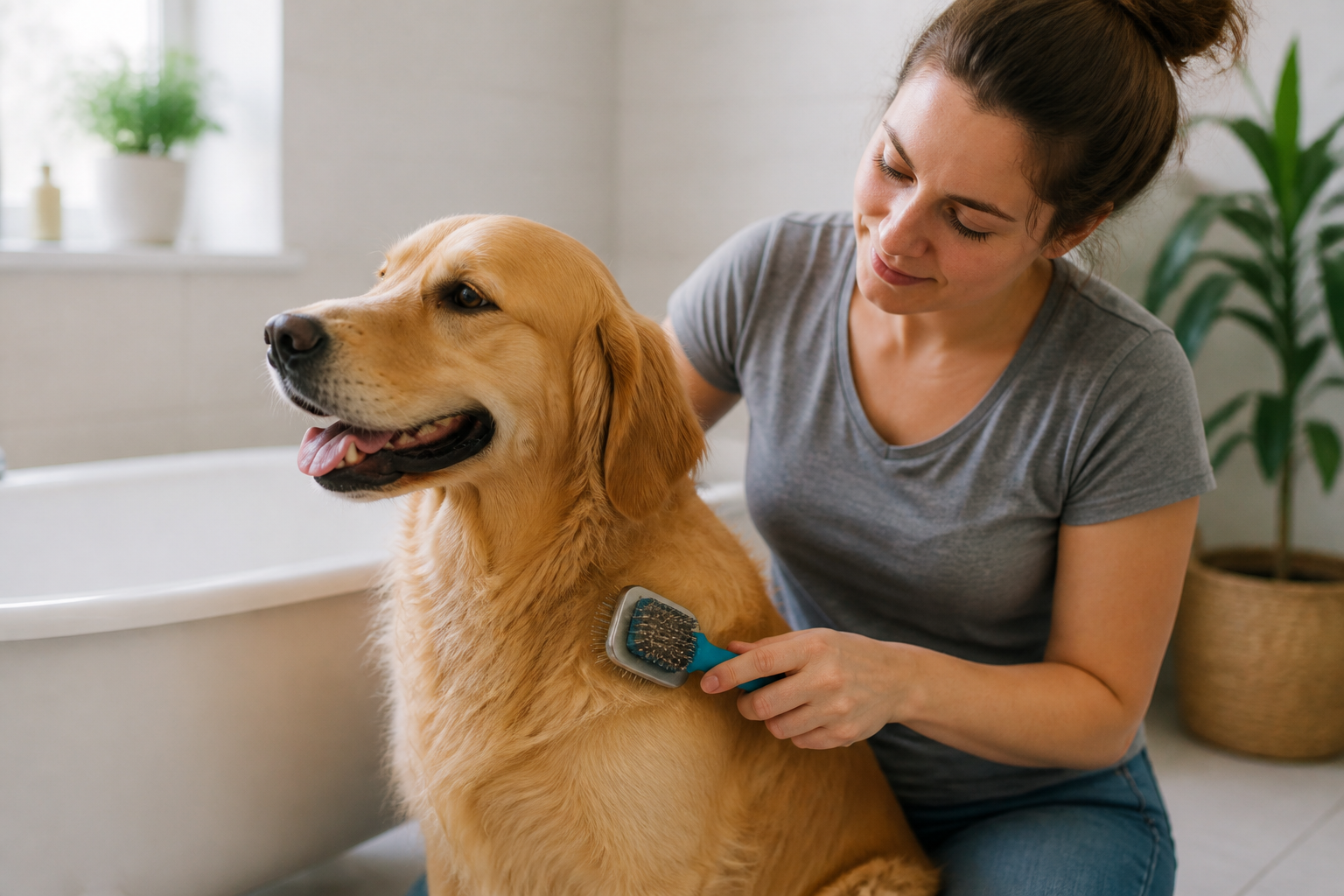 Should You Brush a Dog Before or After a Bath?