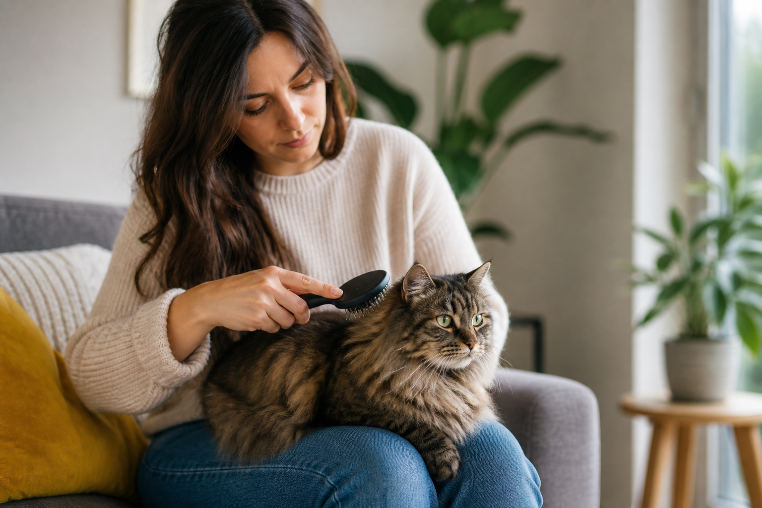 Managing Flaky Skin When Your Long Haired Cat Has Dandruff