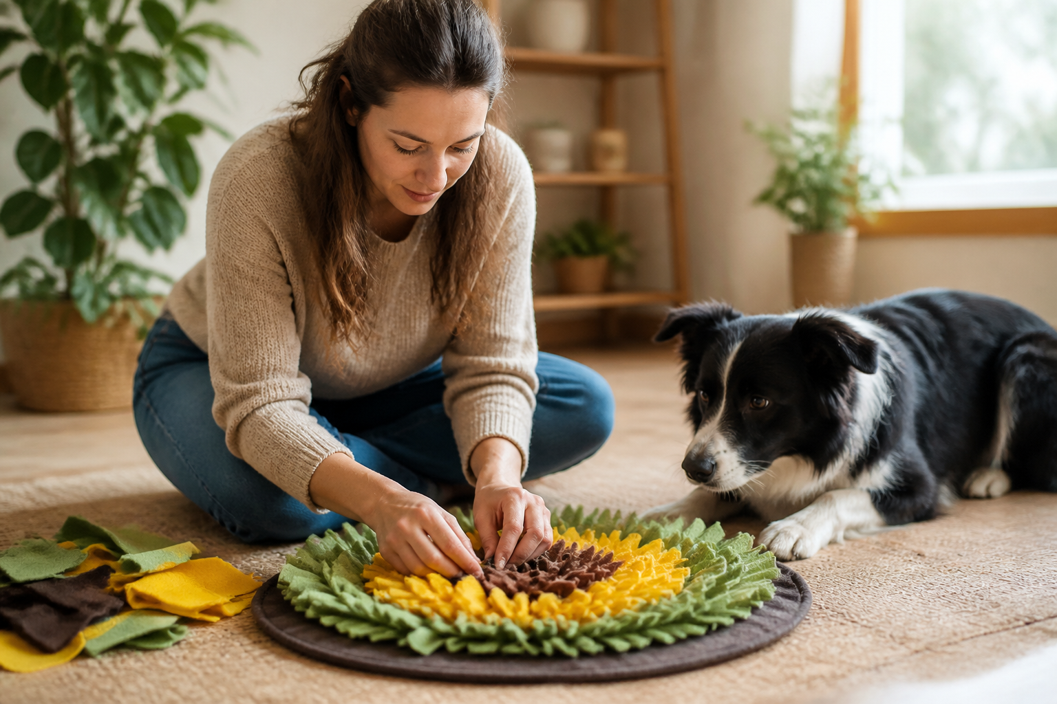 How to Make Your Own Dog Snuffle Mat for Enrichment