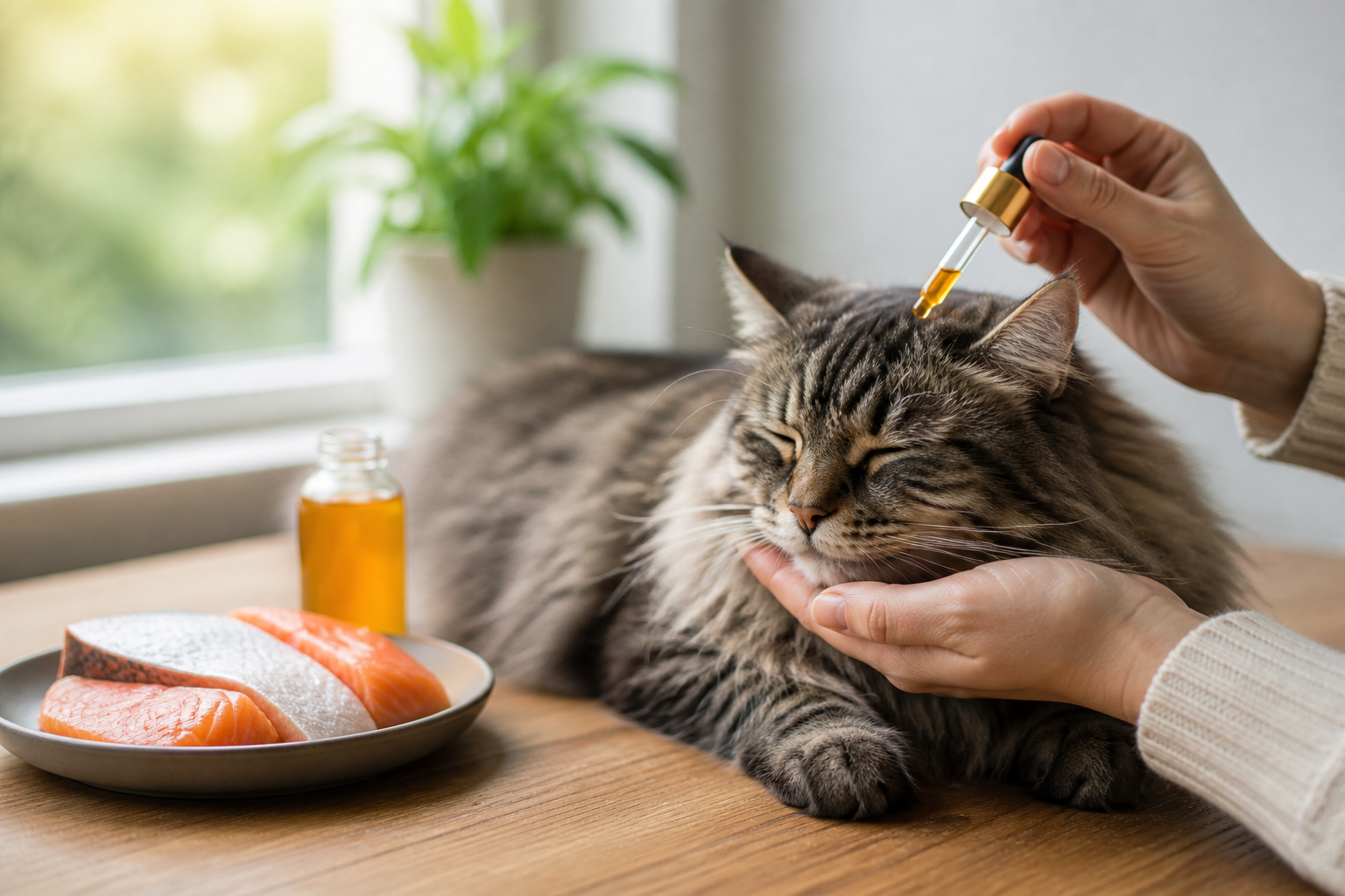 Salmon Oil for Cat Dandruff: A Natural Solution for Flaky Skin