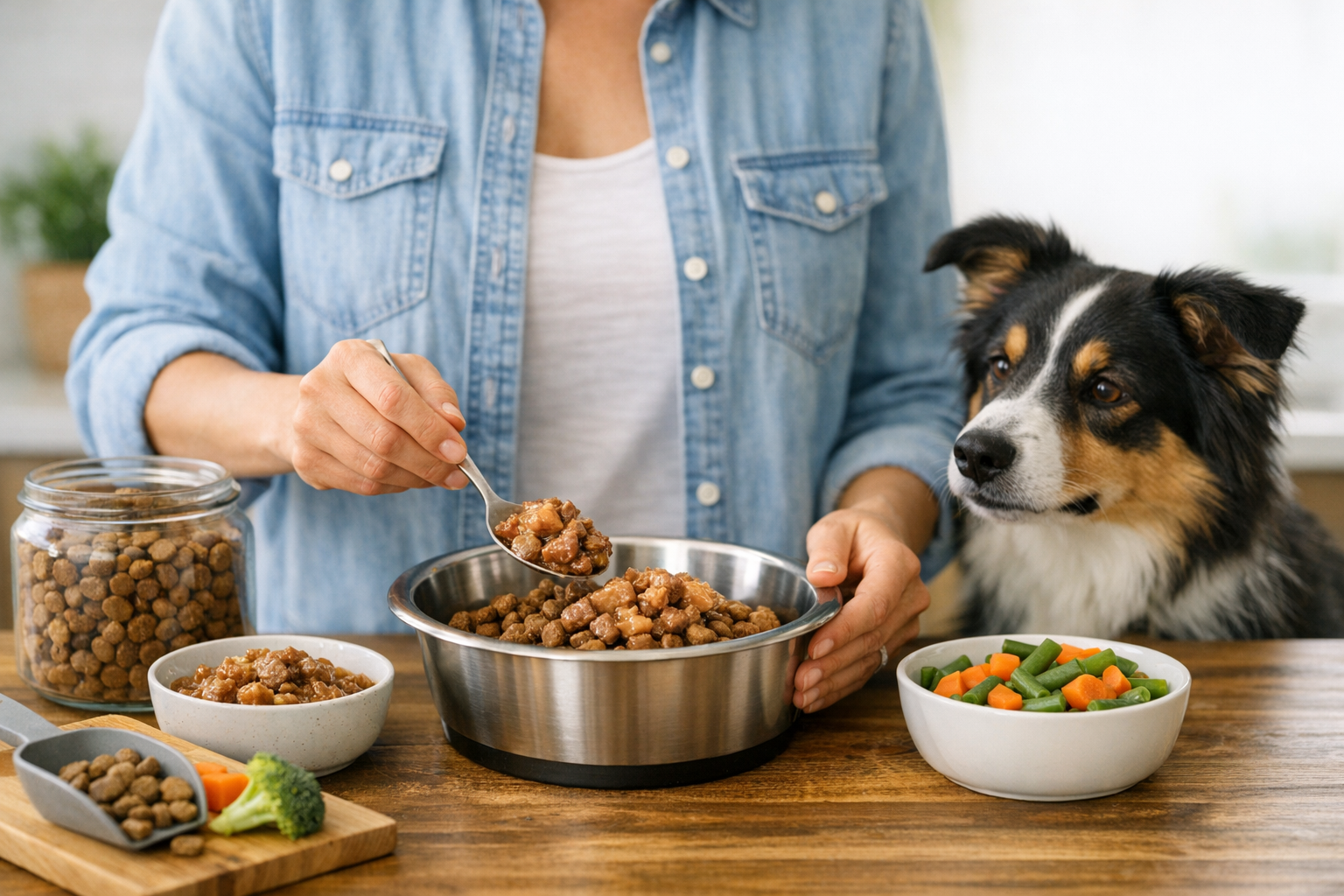 How to Mix Dry and Wet Dog Food for a Healthy Diet