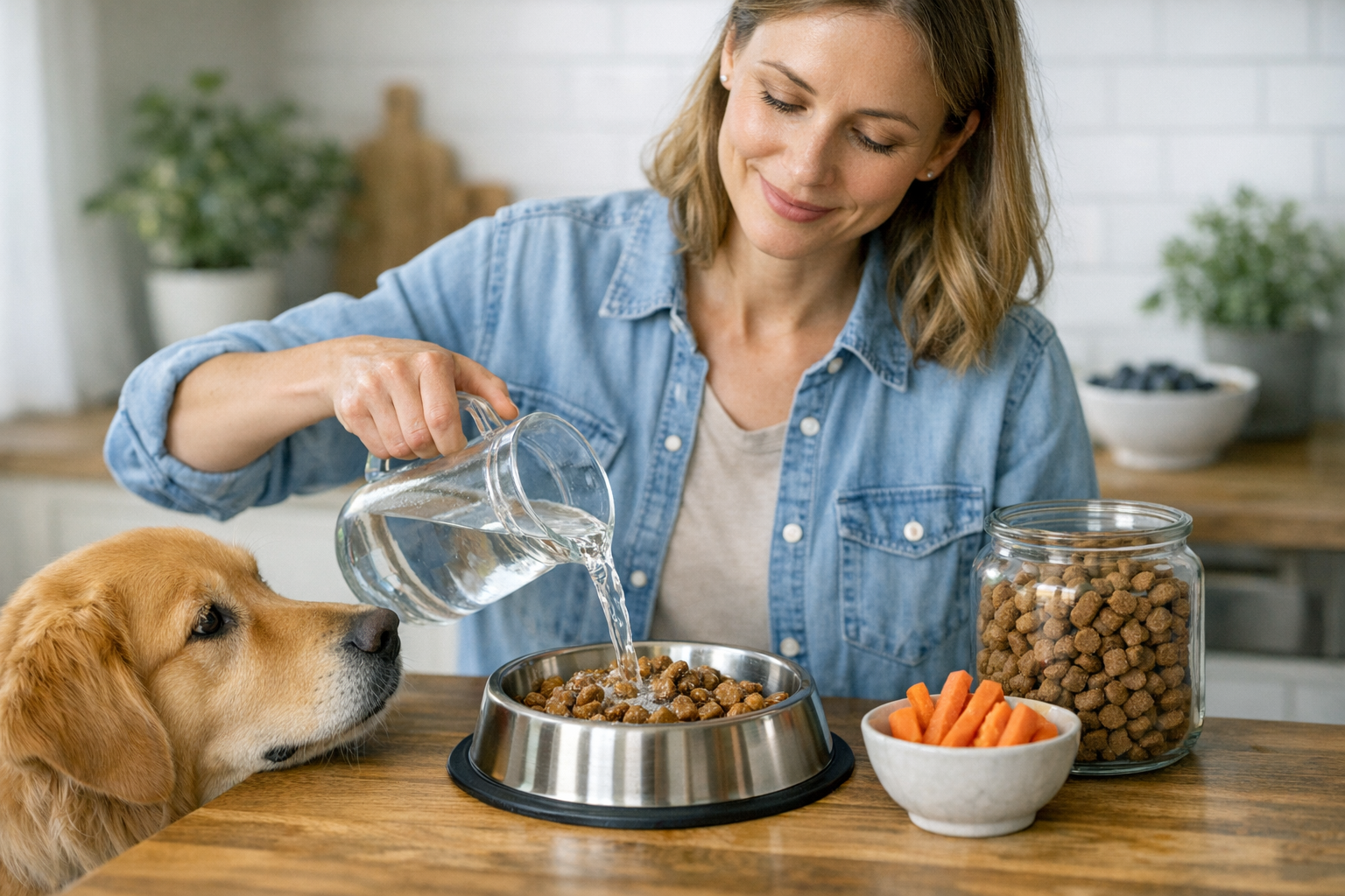 Is It Good to Add Water to Dry Dog Food?