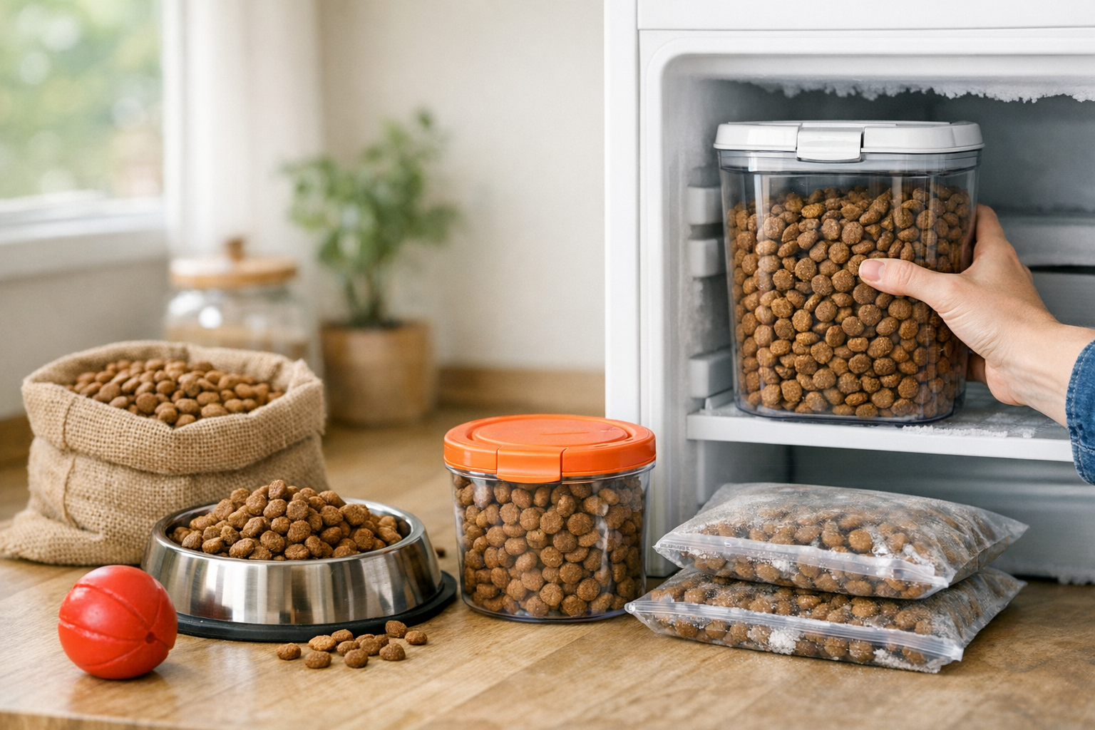 Can Dry Dog Food Freeze? Storage Tips for Your Dog's Kibble