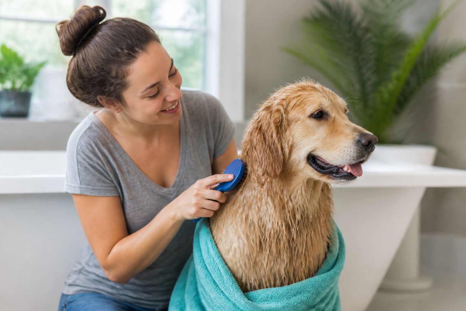 Should You Brush a Wet Dog? A Guide to Safe Grooming