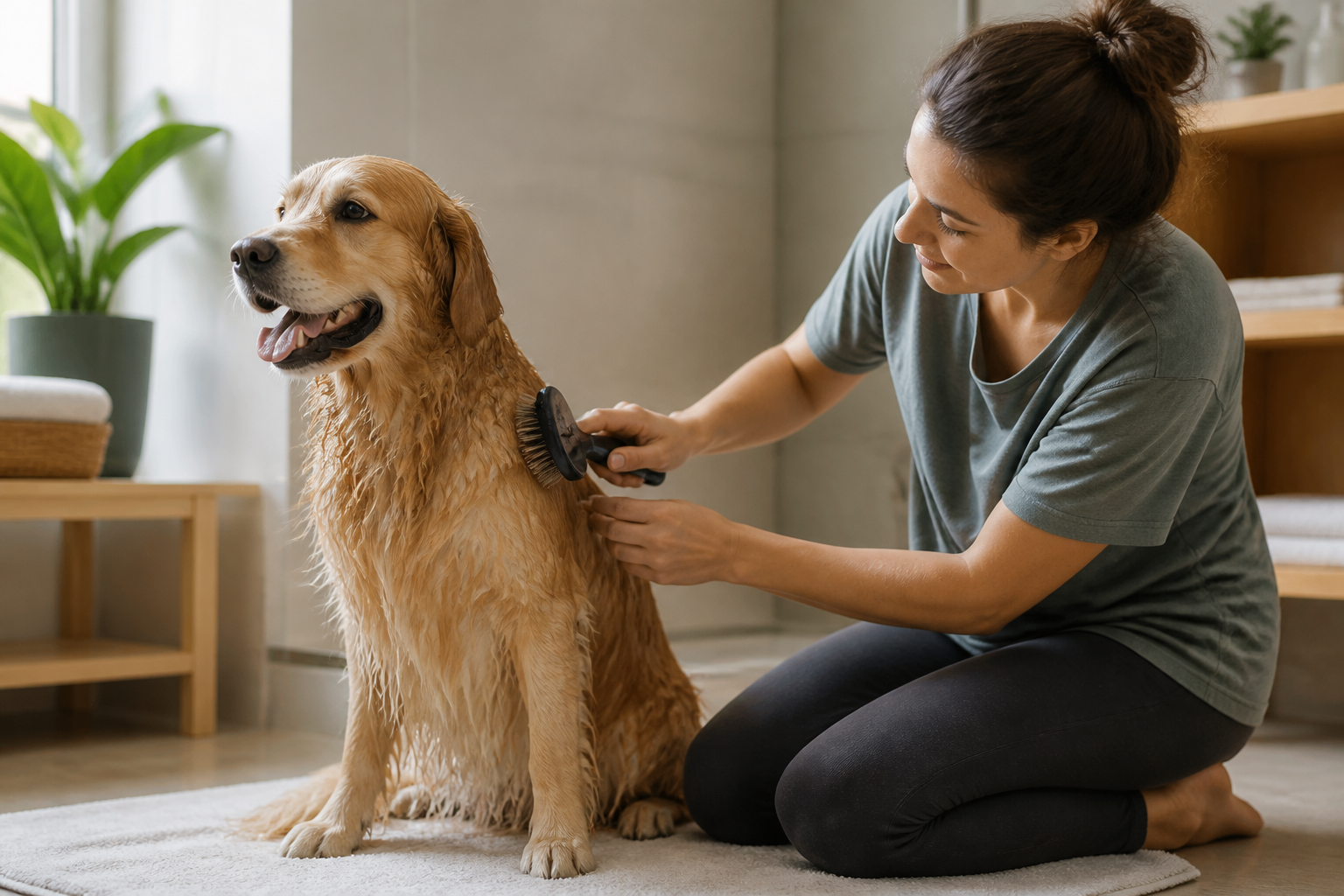 Should I Brush My Dog After a Bath?