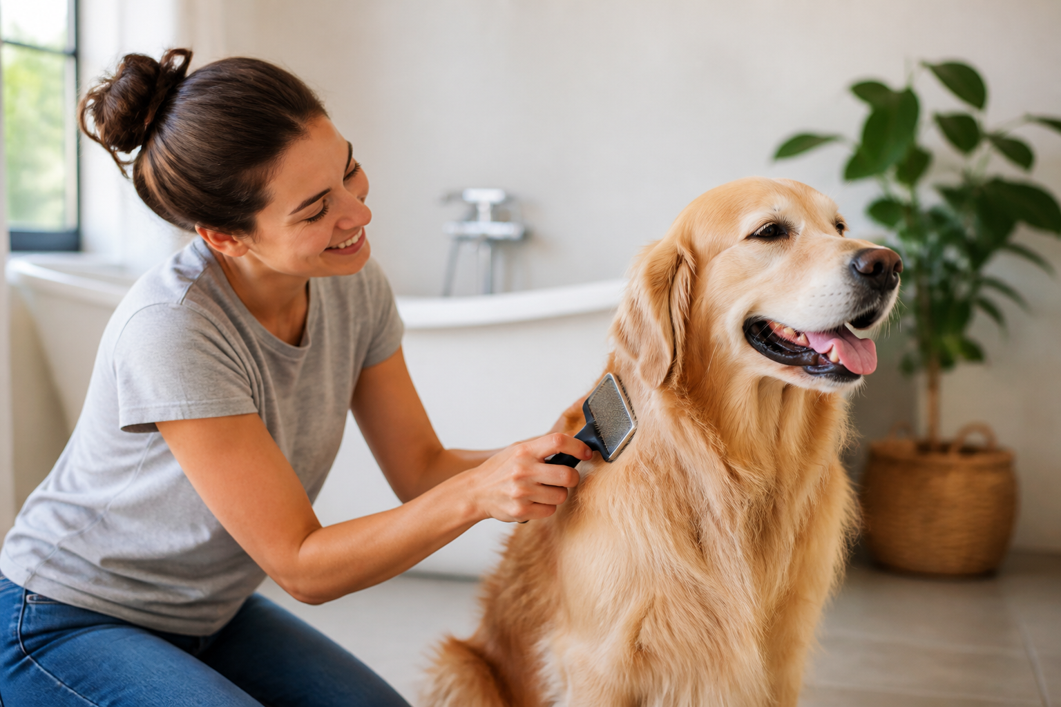 Should You Brush Your Dog Before a Bath?