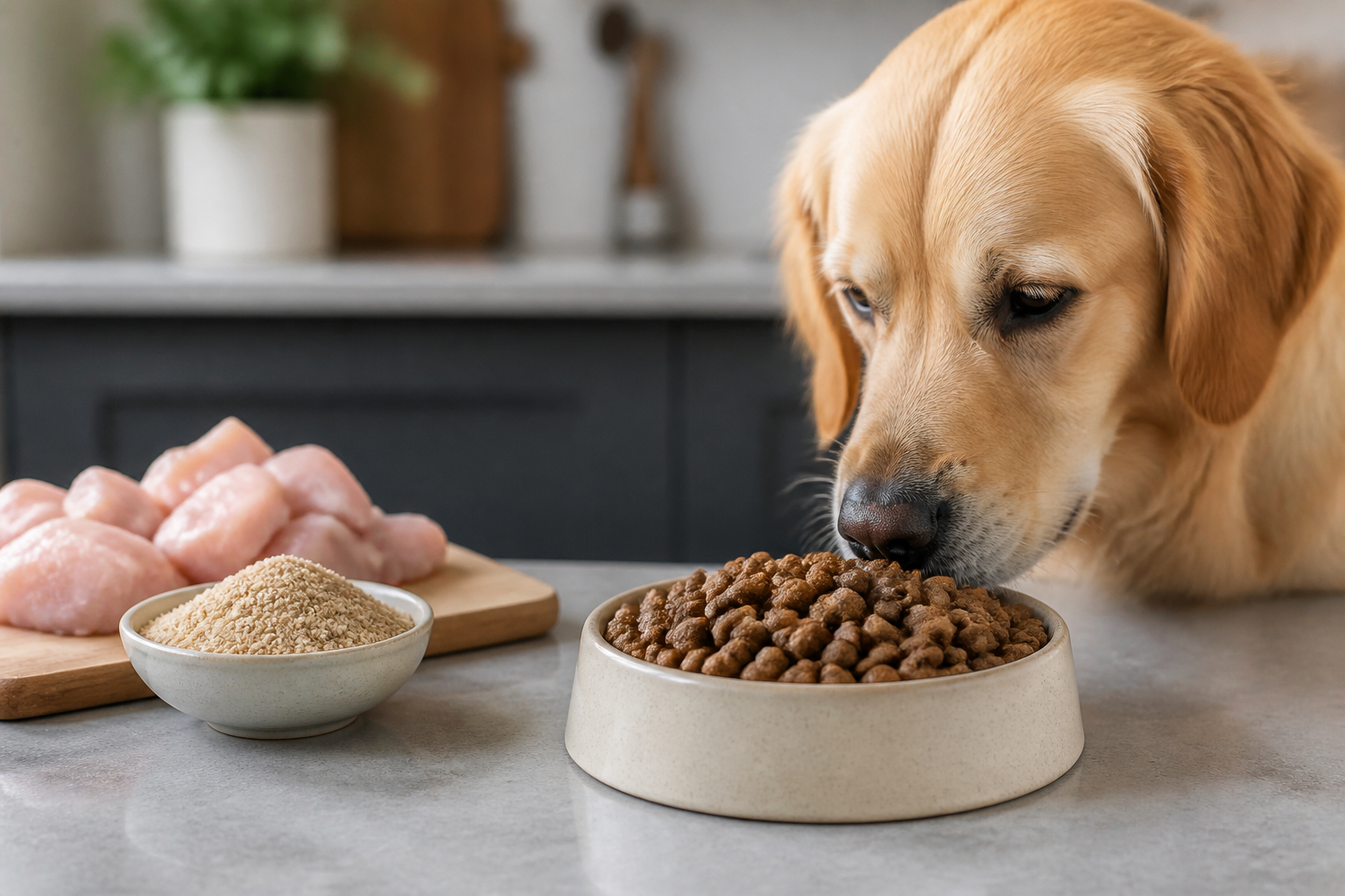 What Is Chicken Meal in Dry Dog Food?
