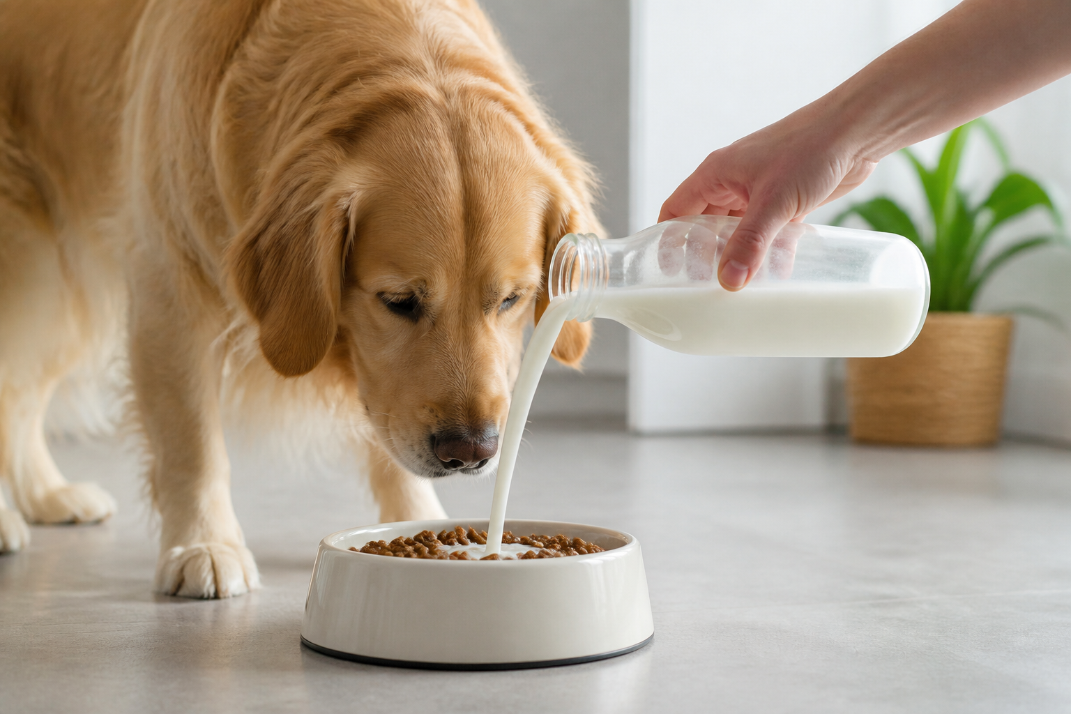 Can I Add Milk to My Dogs Dry Food?