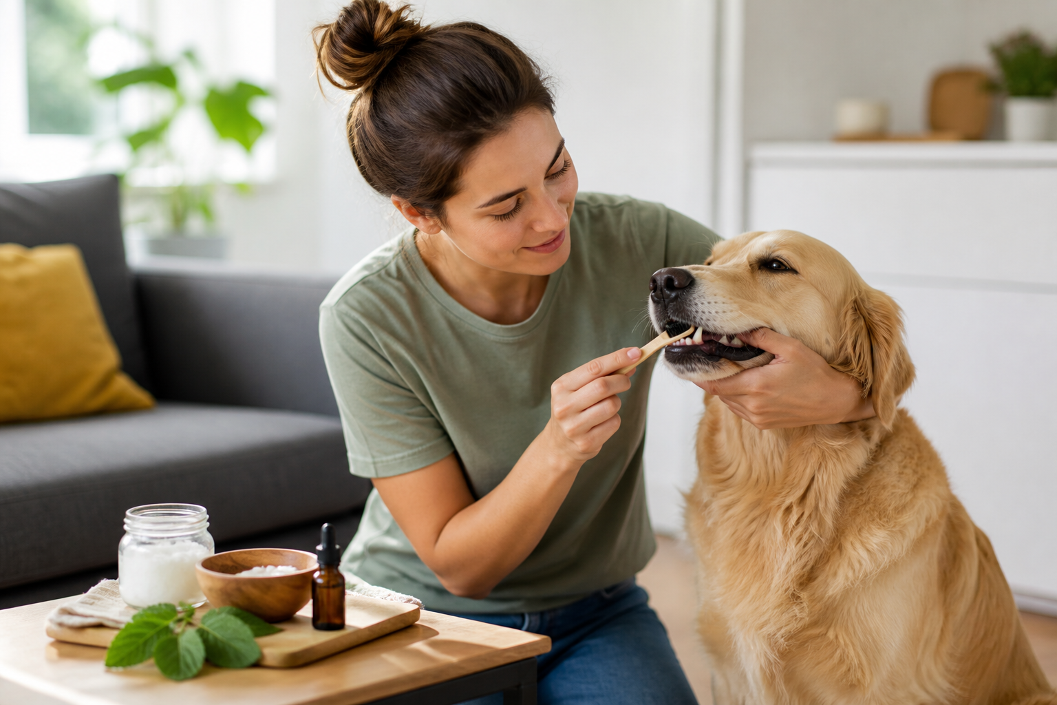 How to Clean a Dog’s Teeth Naturally