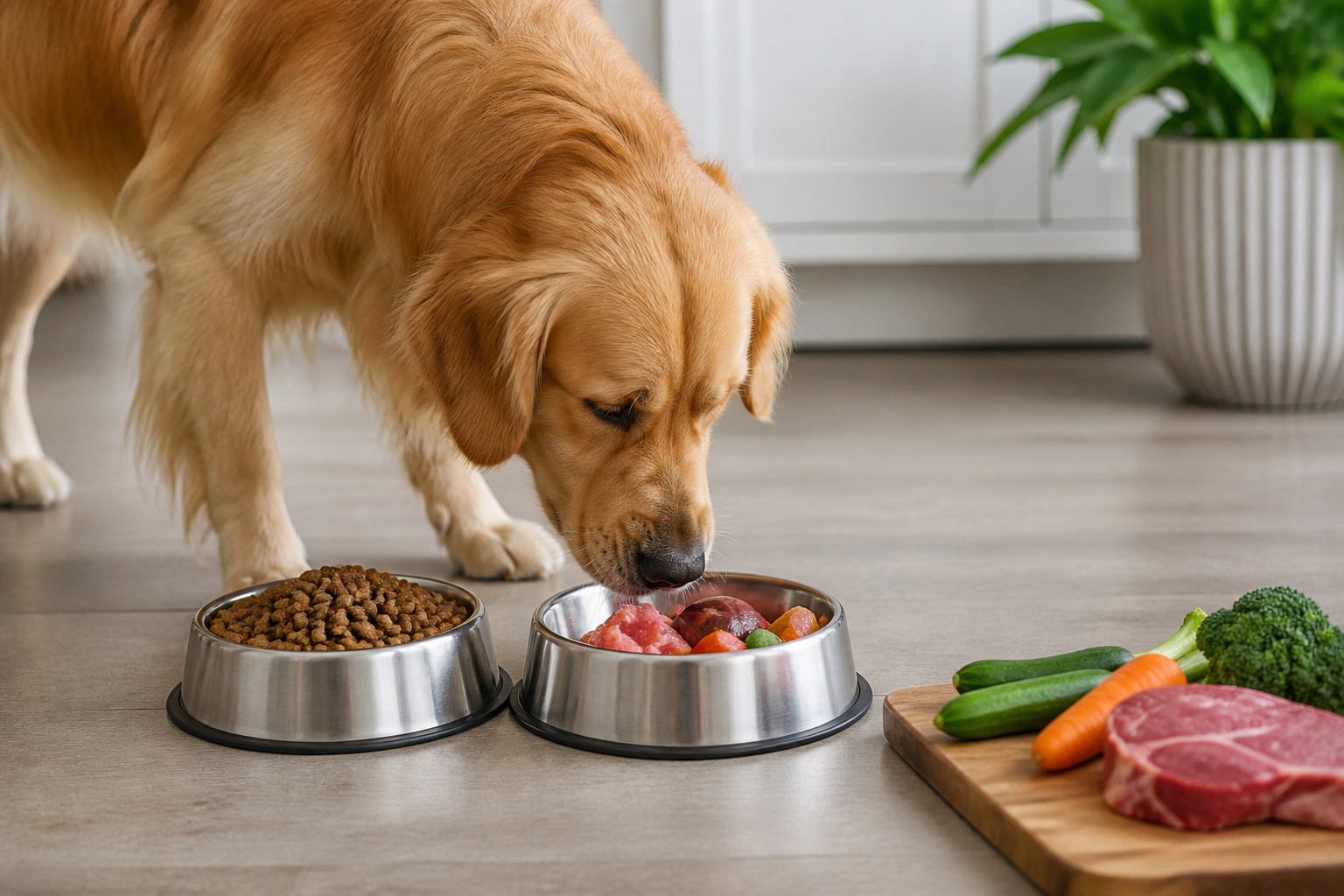 How to Switch From Dry Dog Food to Raw