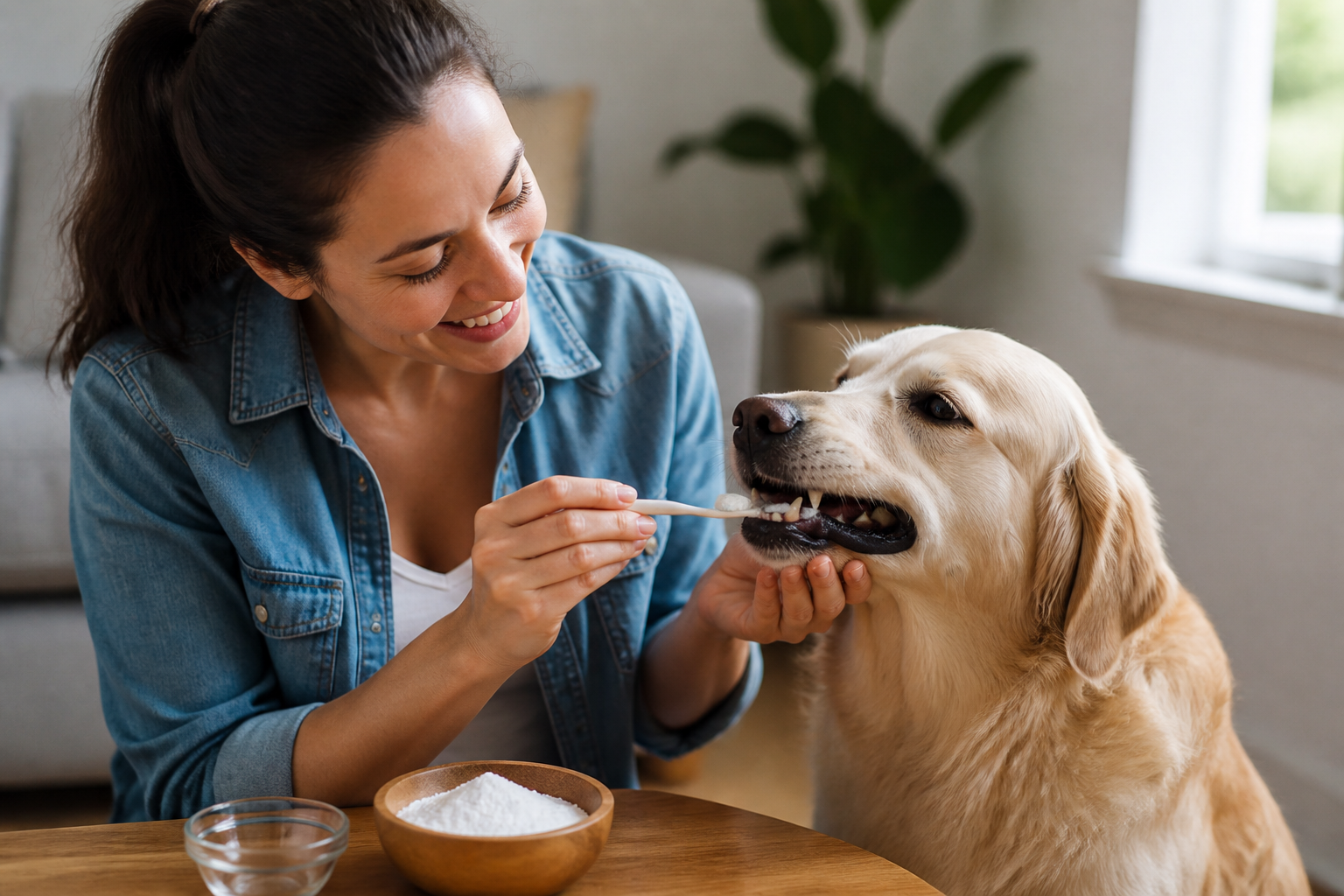 How to Clean Dog Teeth with Baking Soda Safely