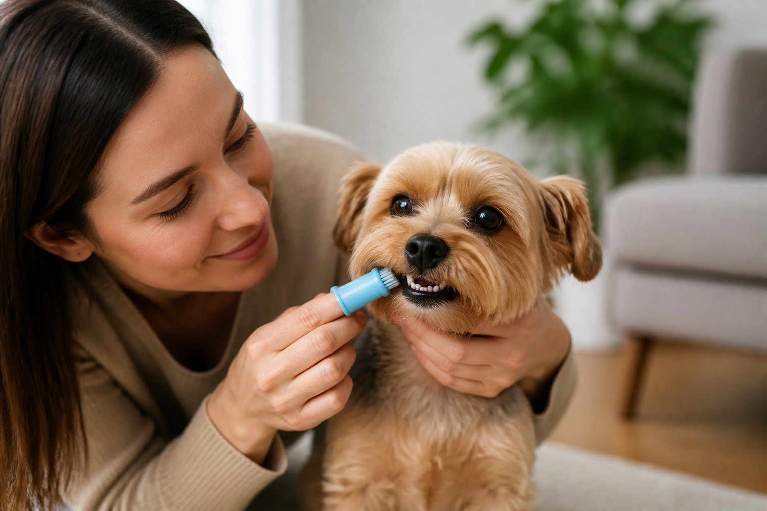 Simple Ways to Clean a Small Dog's Teeth