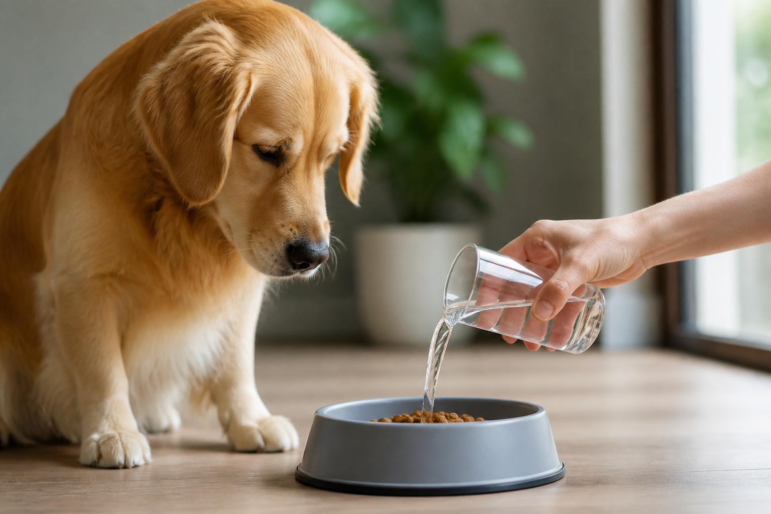 Can I Put Water in My Dog's Dry Food?