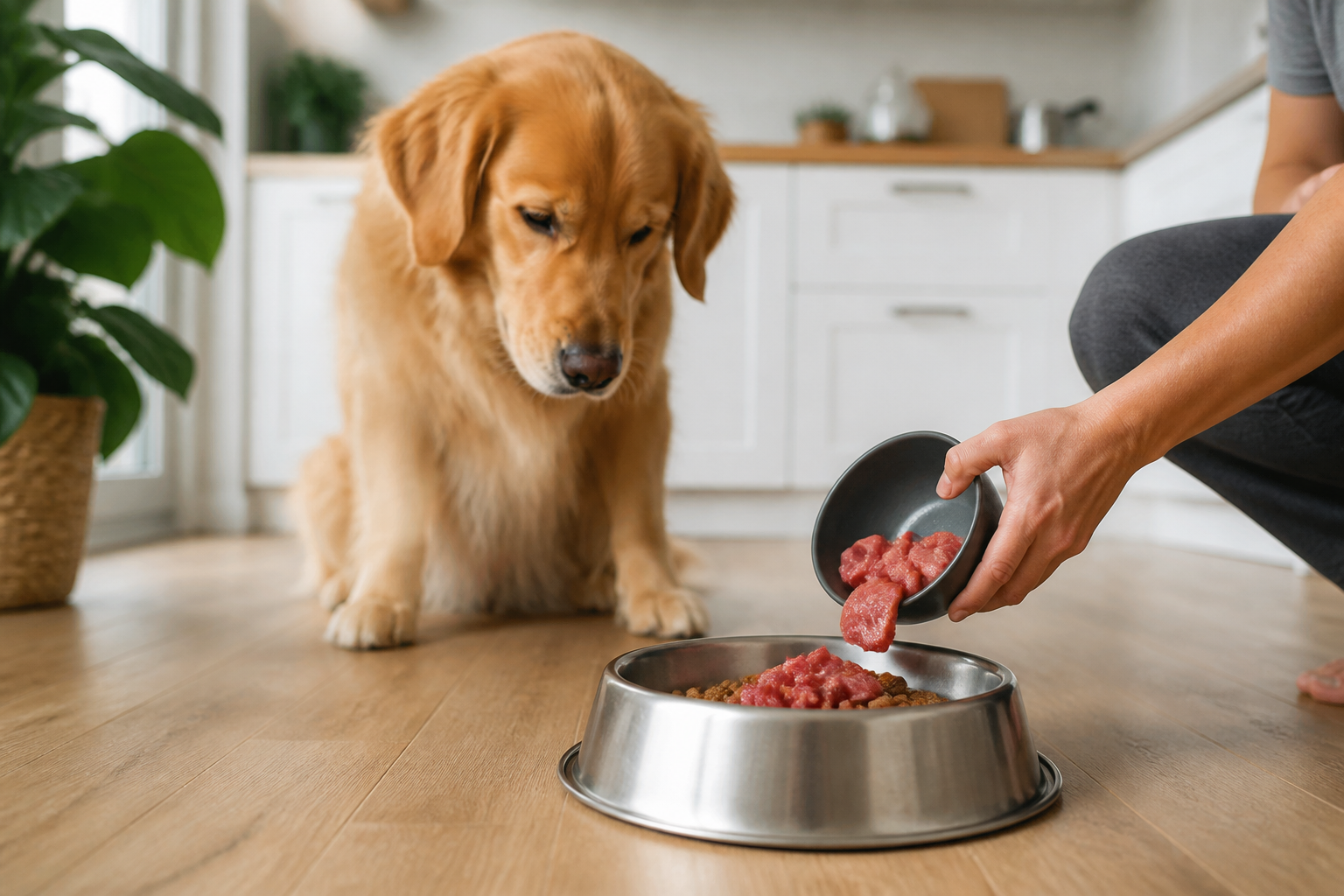 Can I Mix Raw Meat With Dry Dog Food? Safely Adding Fresh Food