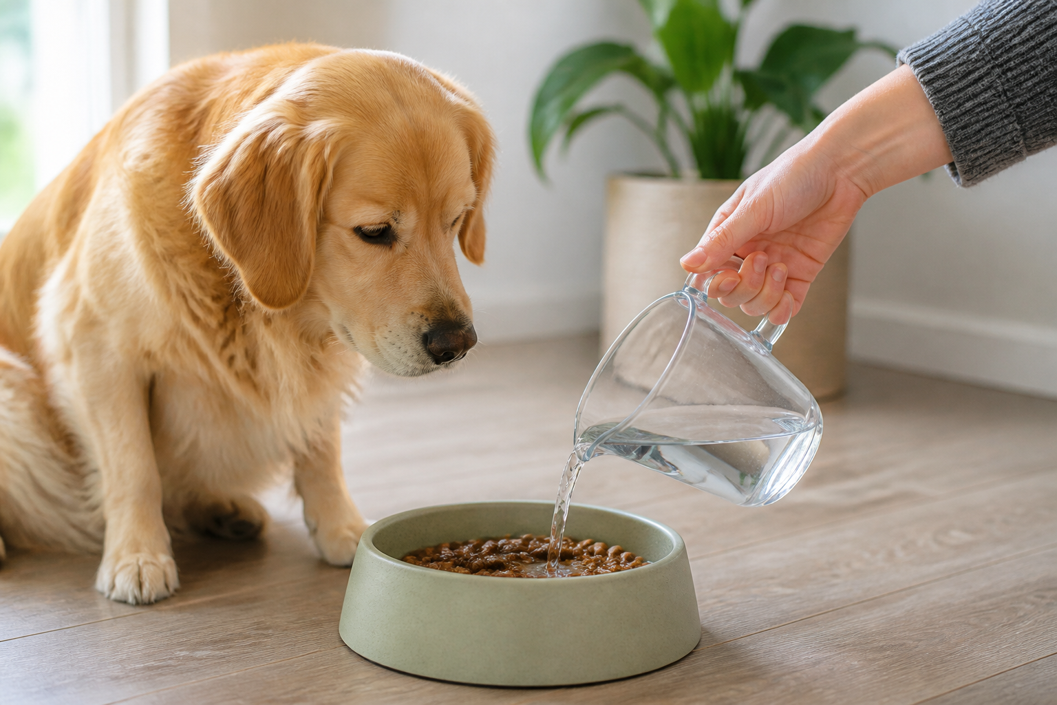Can You Put Water in Dry Dog Food?