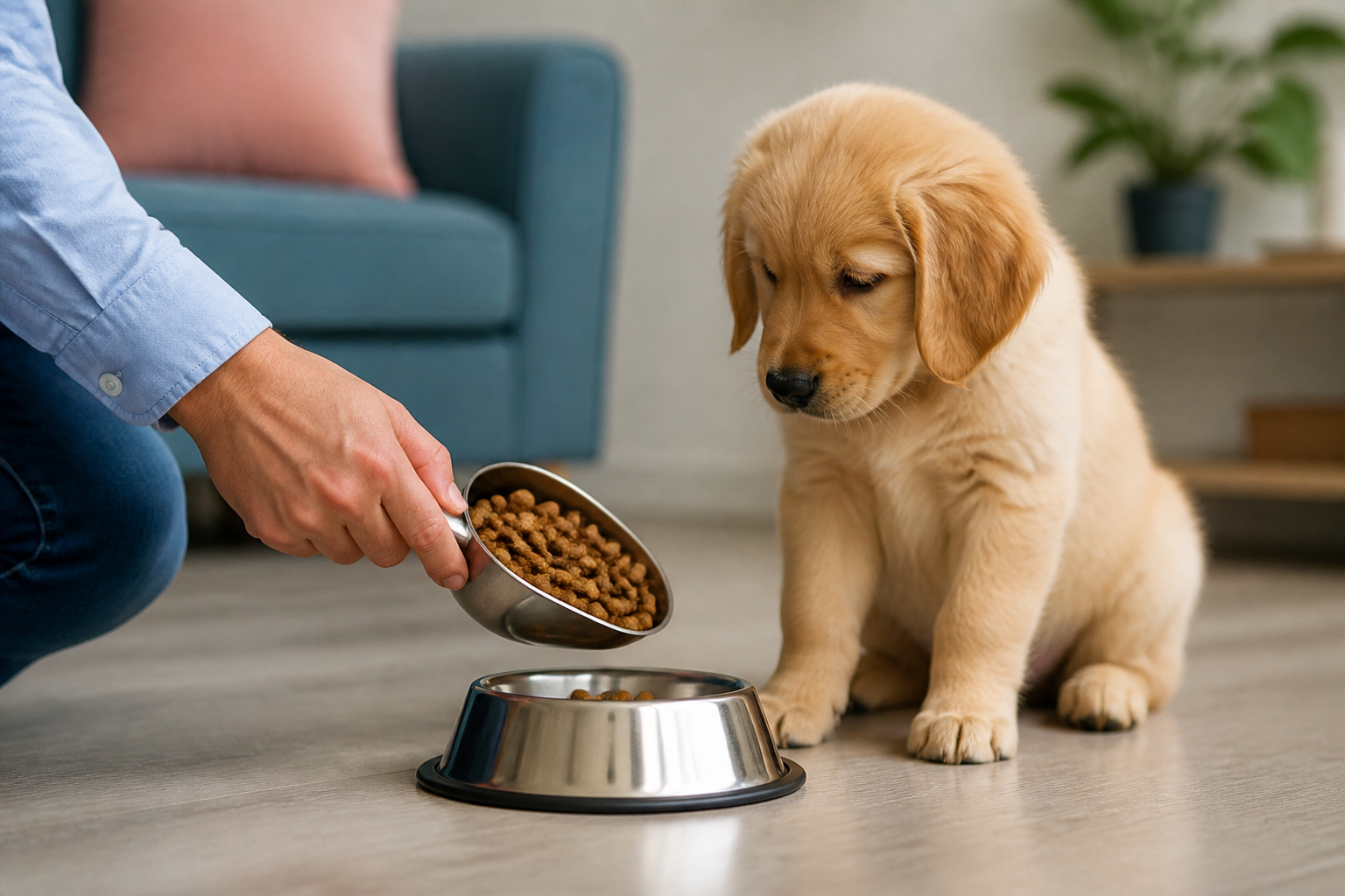 How Much Dry Dog Food Should You Feed a Puppy