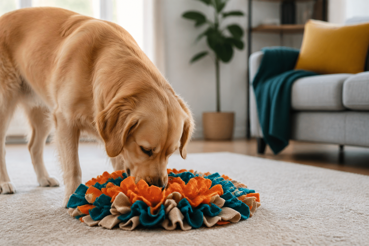 Finding a Challenging Snuffle Mat for Dogs