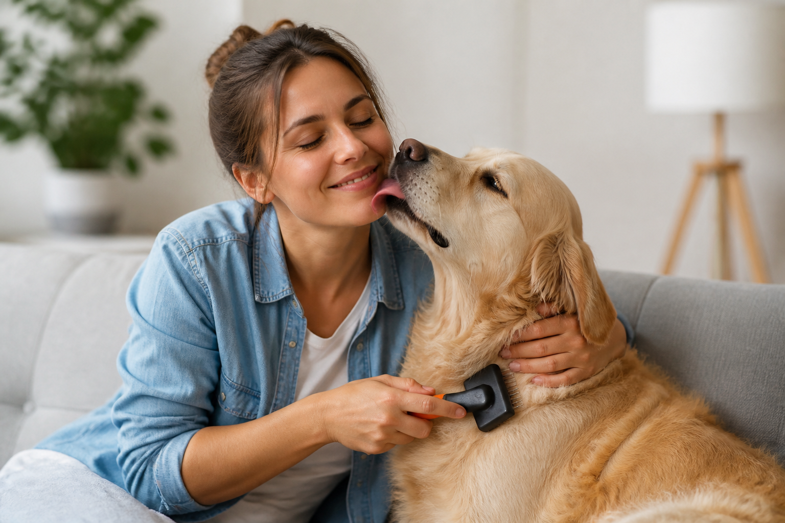 Why Does My Dog Lick Me When I Brush Him?