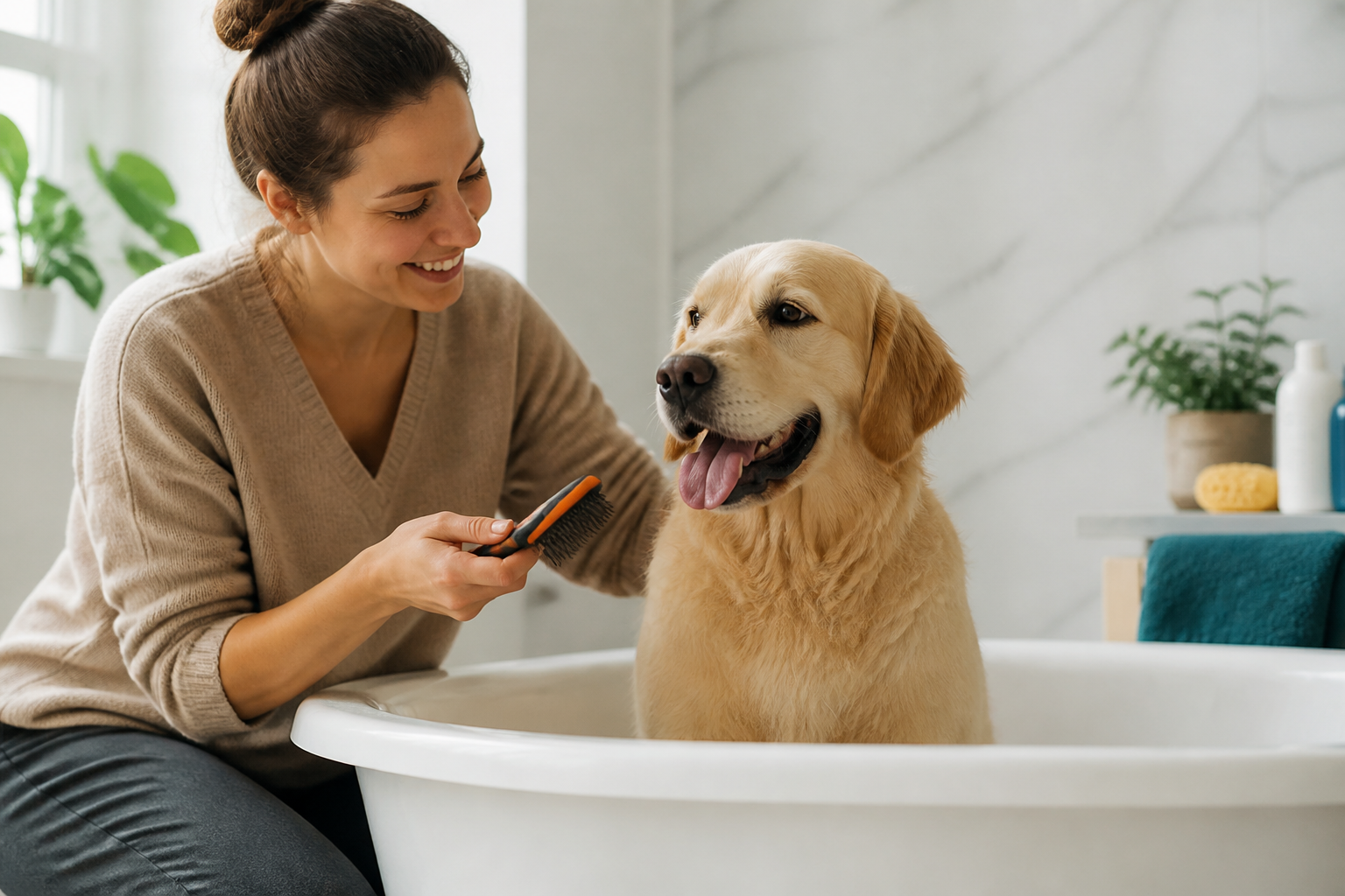 Should I Brush a Dog Before or After Bath?