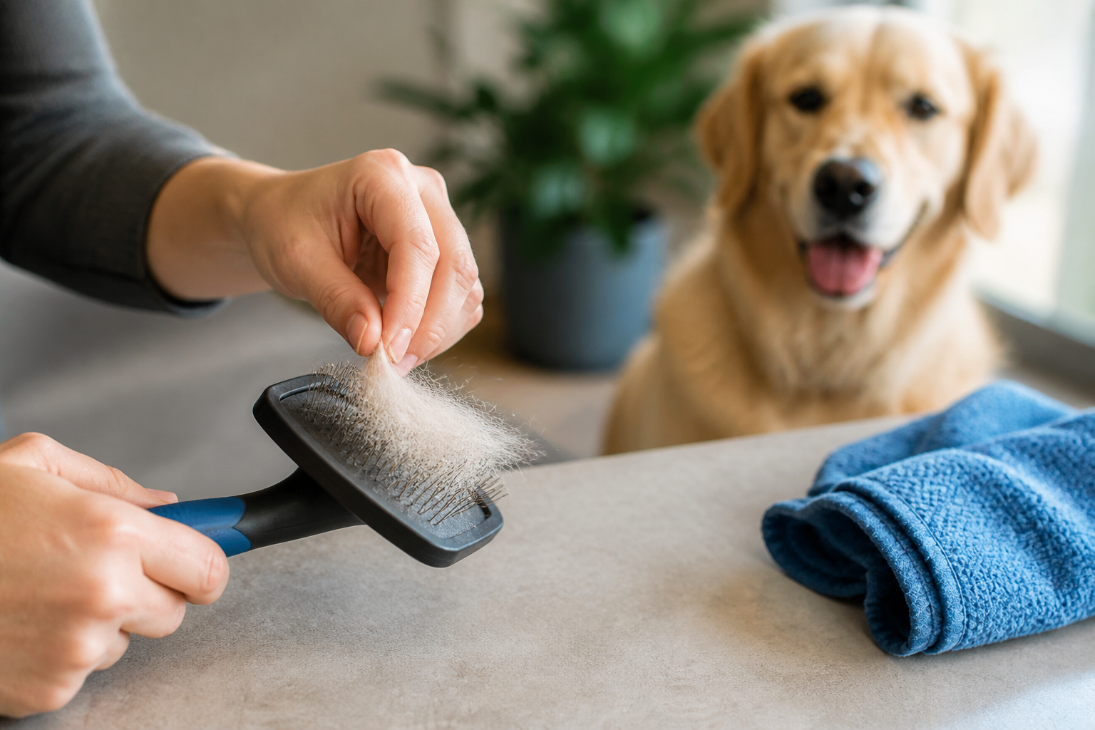 How to Clean Hair Out of a Dog Brush