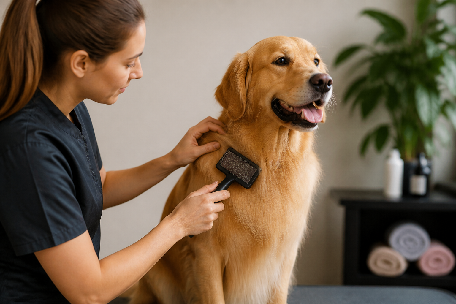 What Is a Slicker Brush Used for in Dog Grooming?