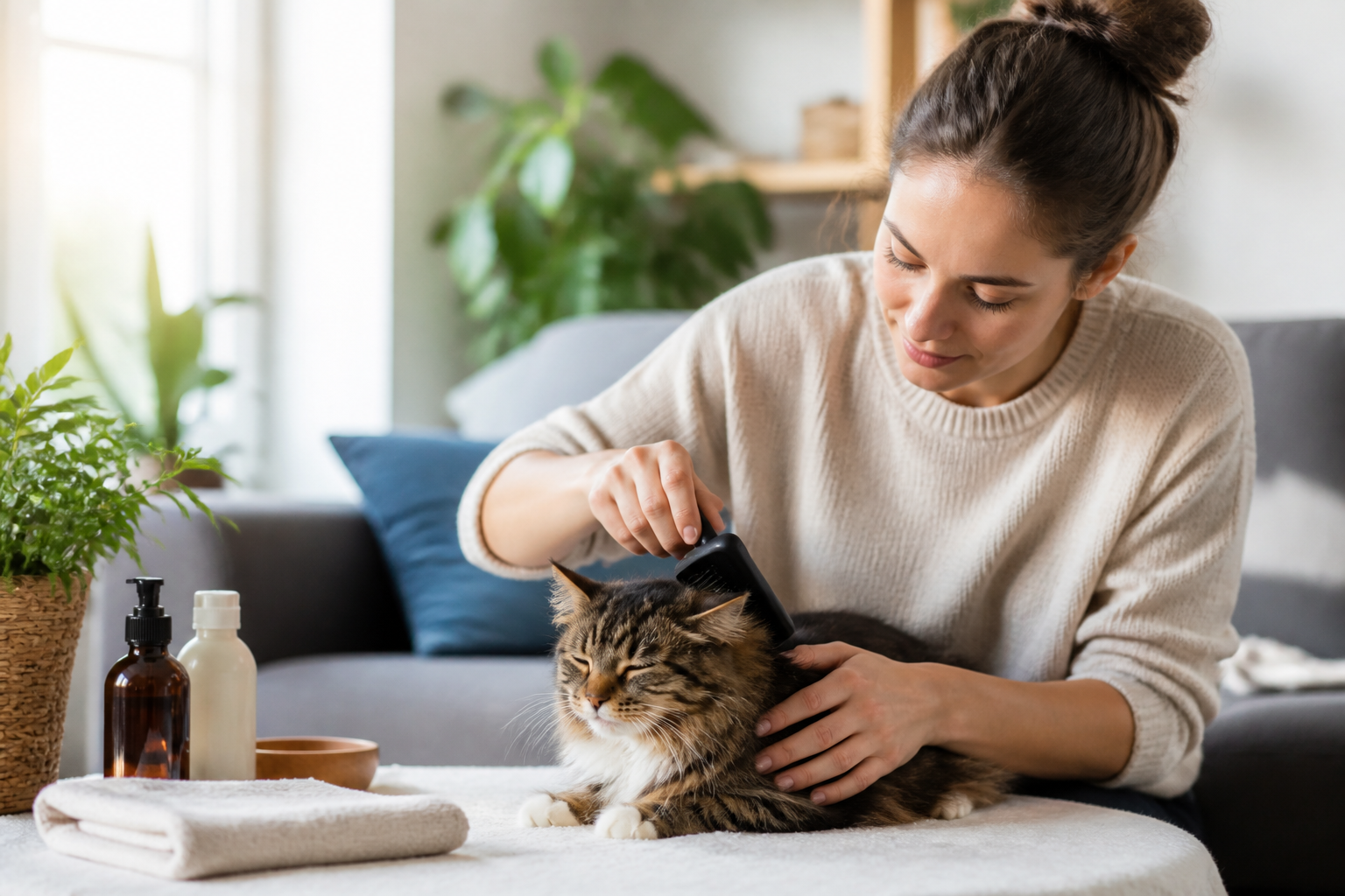 How to Care for a Cat With Dry Skin and Dandruff