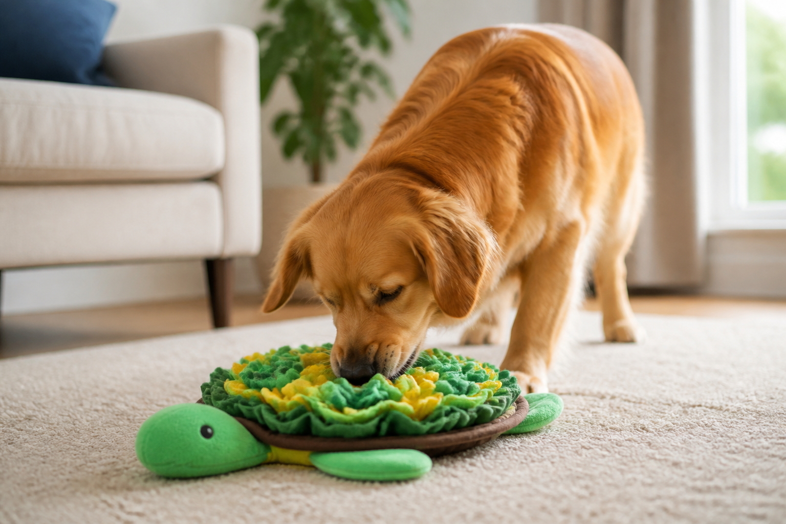 Enrich Your Dog's Day with a Turtle Snuffle Mat