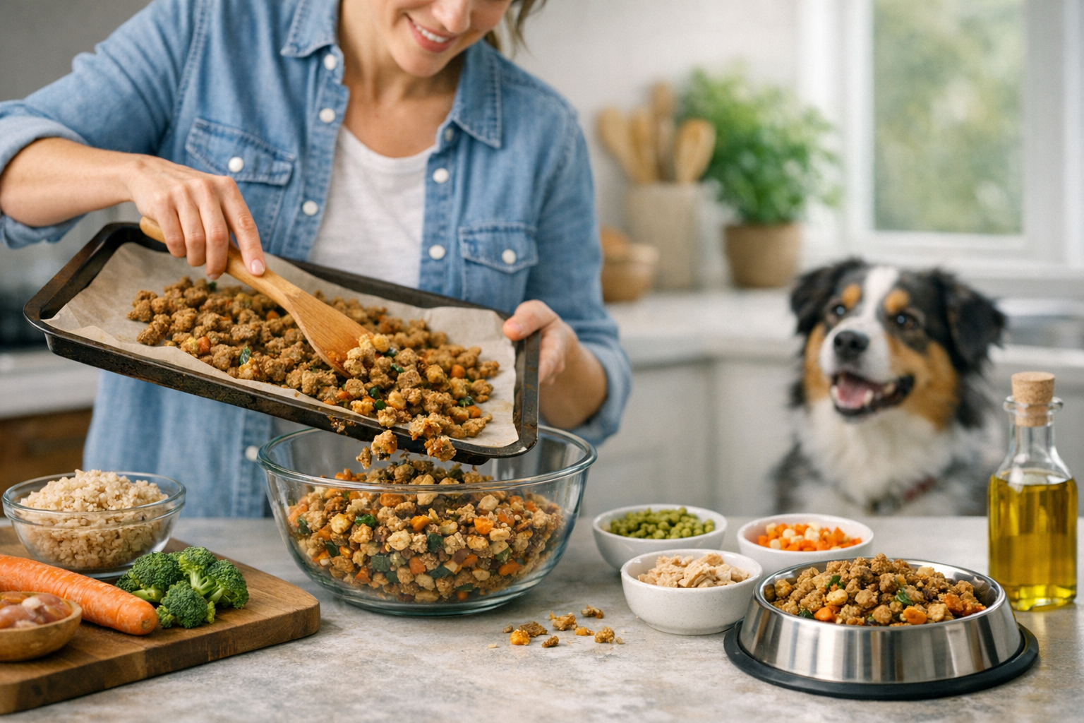 How to Make Homemade Dry Dog Food for Your Pup