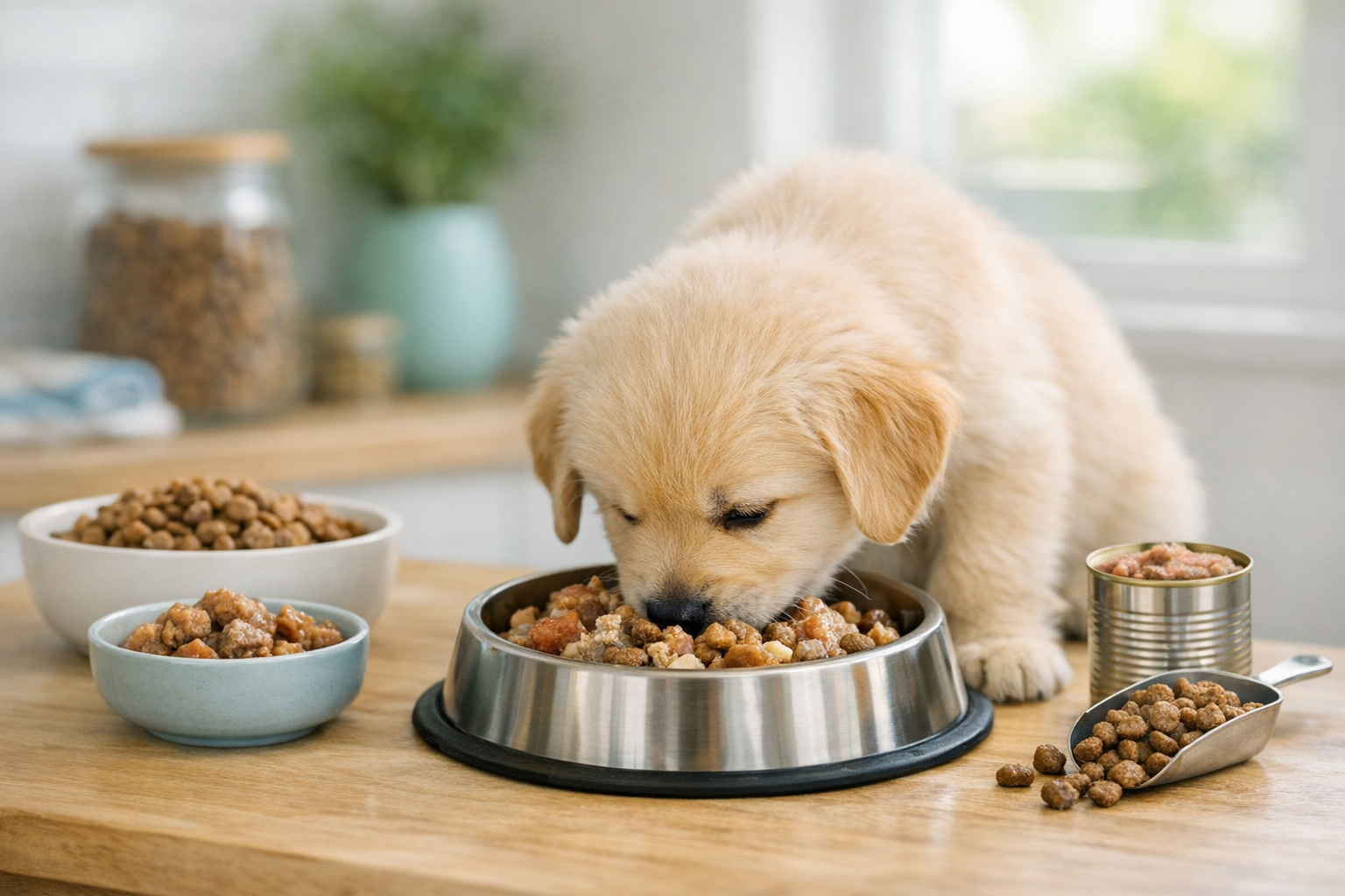 Can You Mix Wet and Dry Dog Food for Puppies