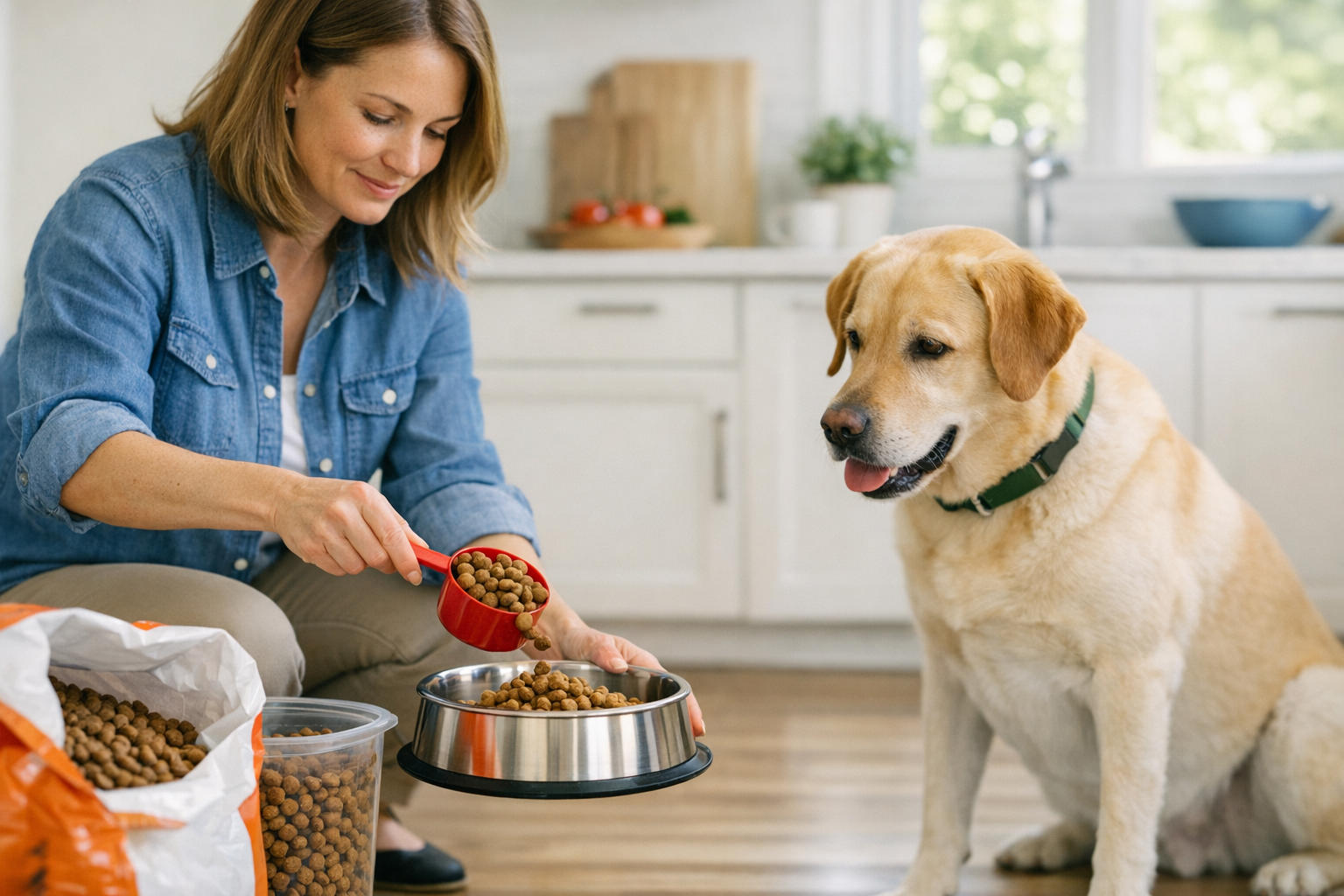 How Much Dry Dog Food for a 60 lb Dog