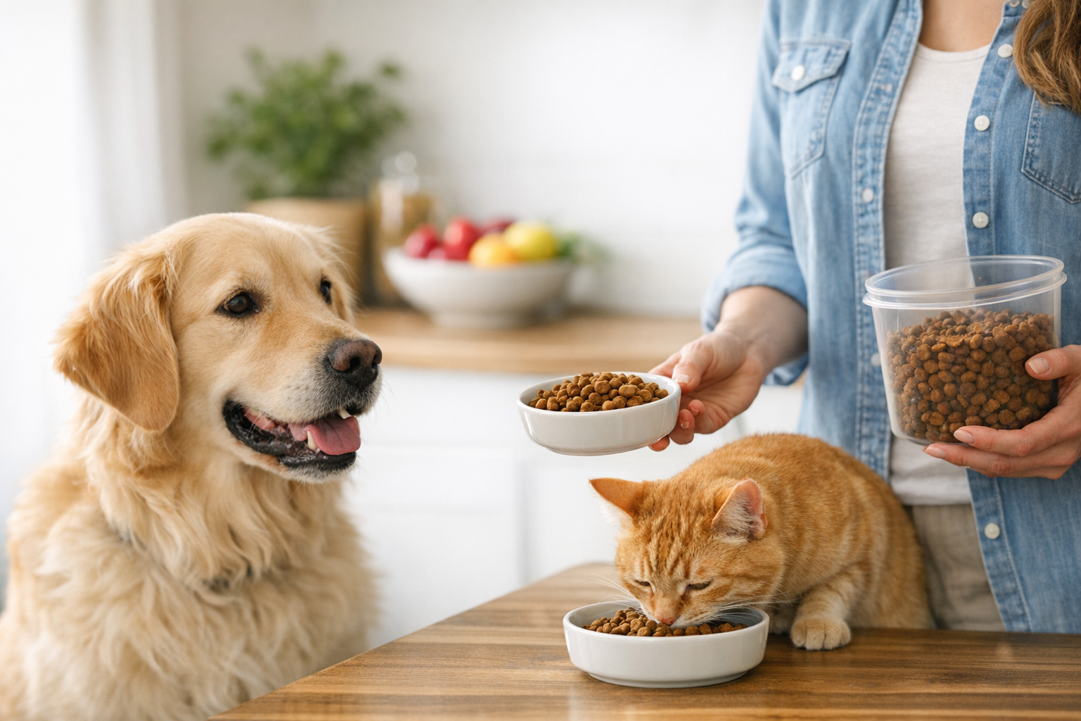 Can You Give Dogs Dry Cat Food?