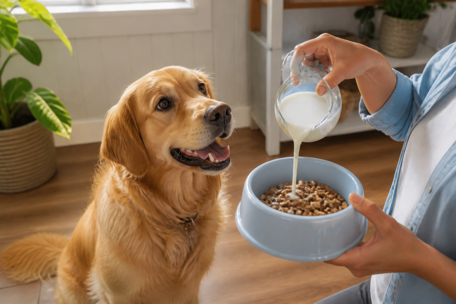 Can You Add Milk to Dry Dog Food? Safe Toppers for Your Pup