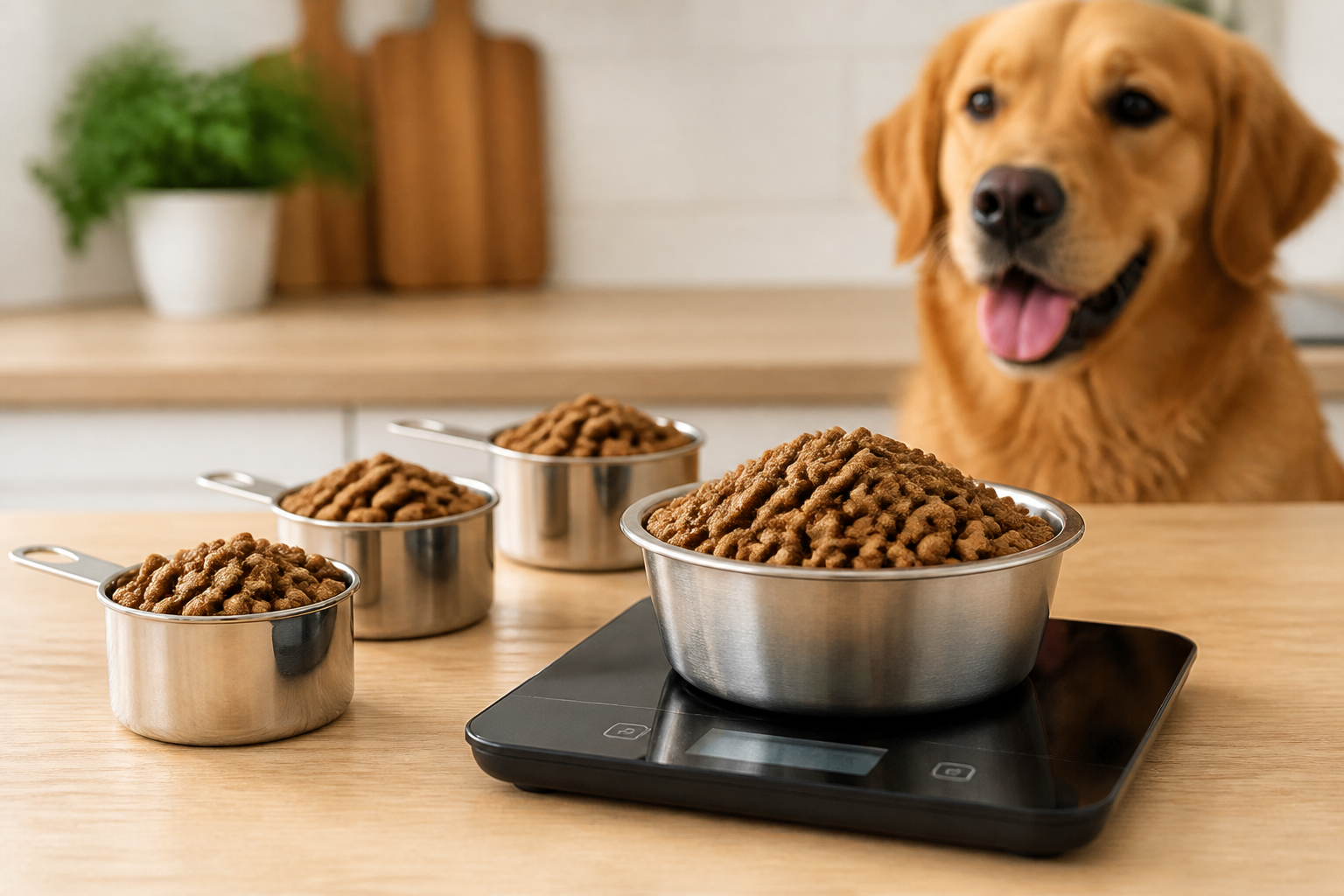How Much Does 3 Cups of Dry Dog Food Weigh?