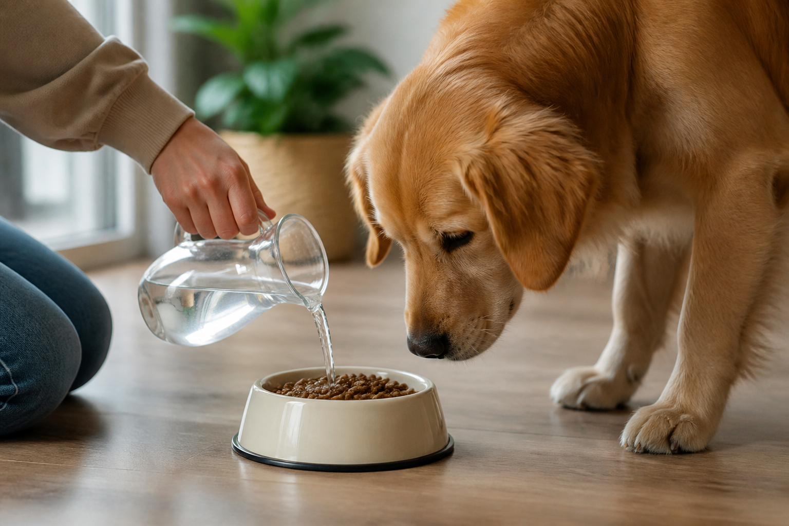 Can I Mix Water With Dry Dog Food?