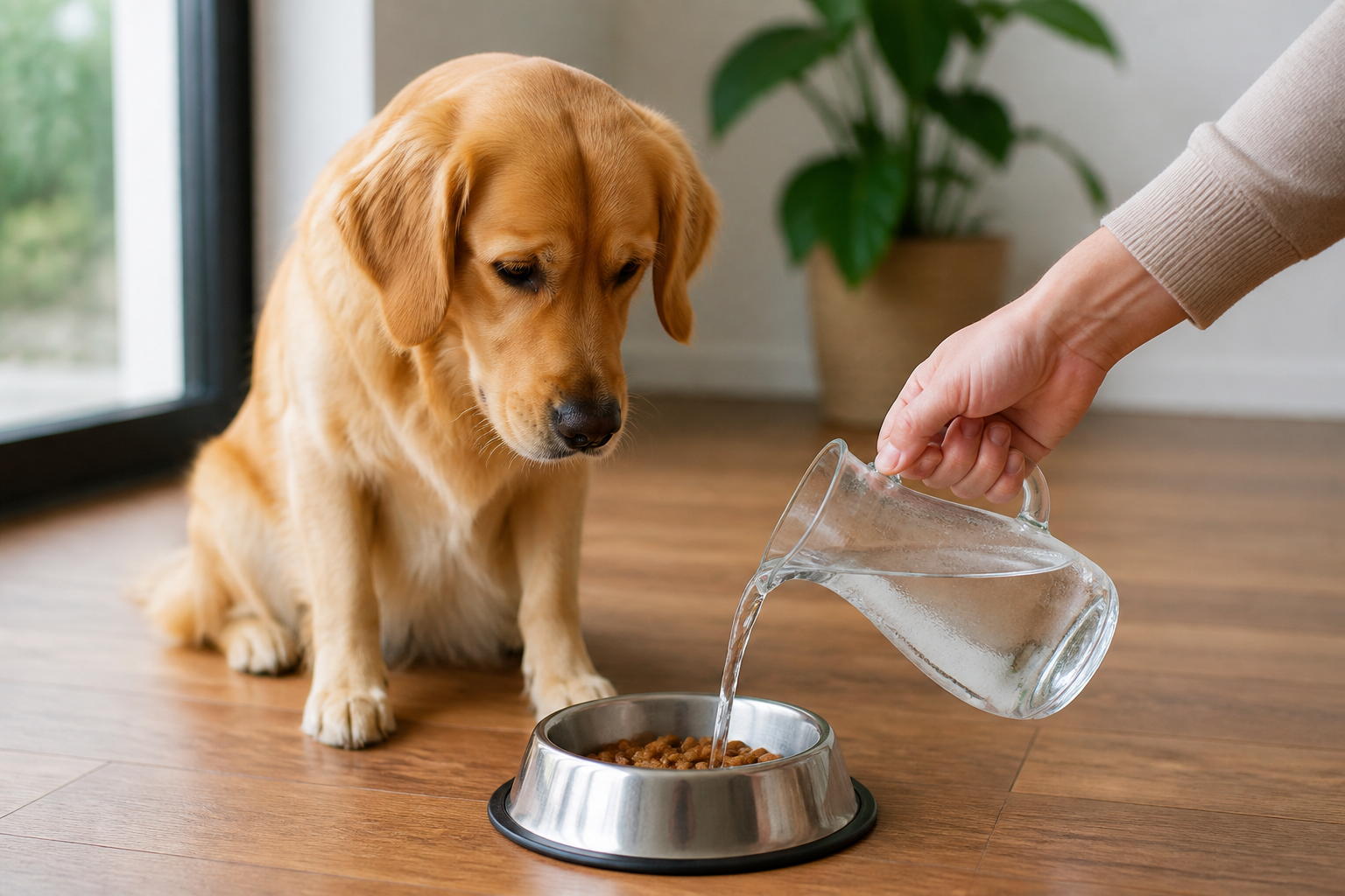 Is It Ok To Mix Water With Dry Dog Food